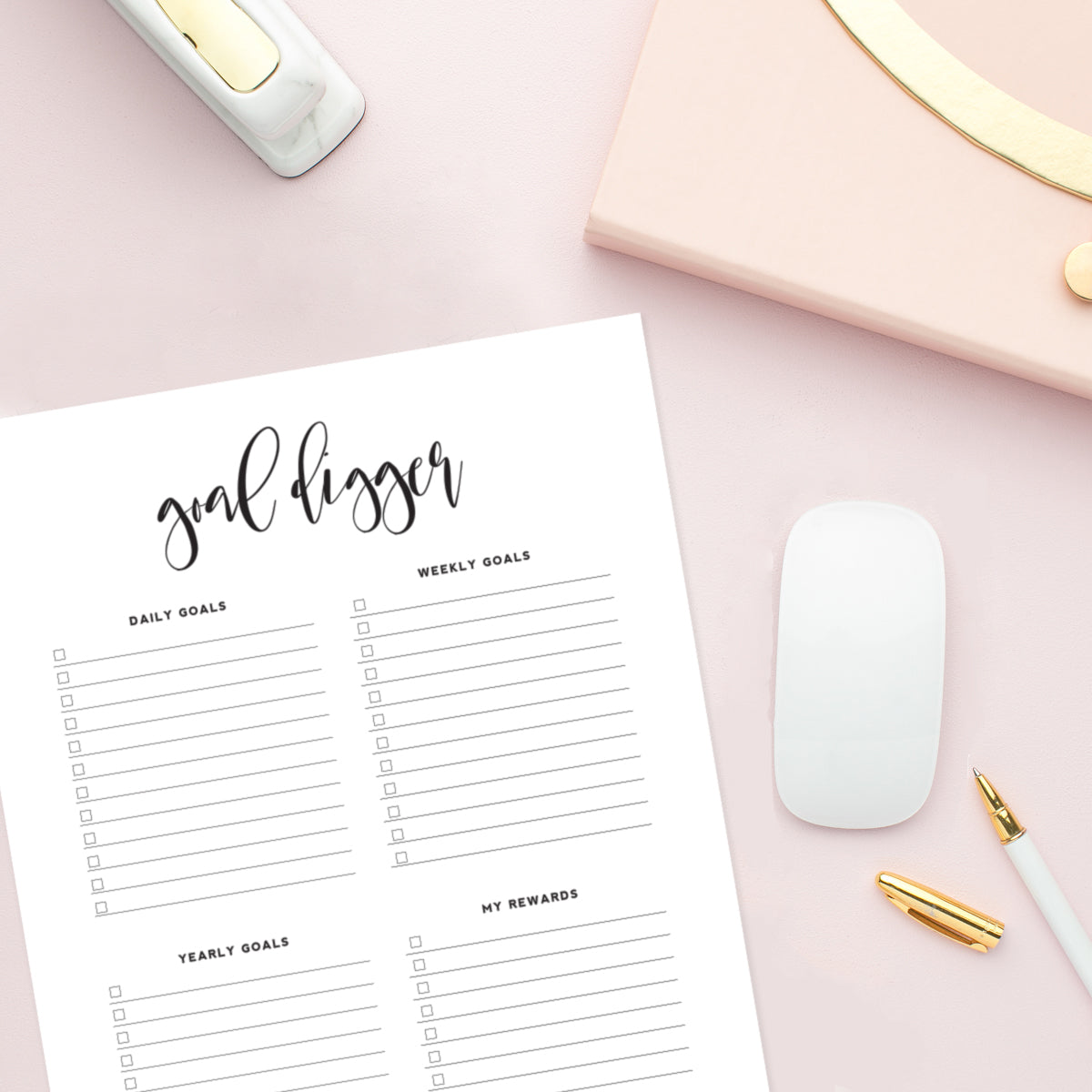 Freebie – Goal Digger Task List