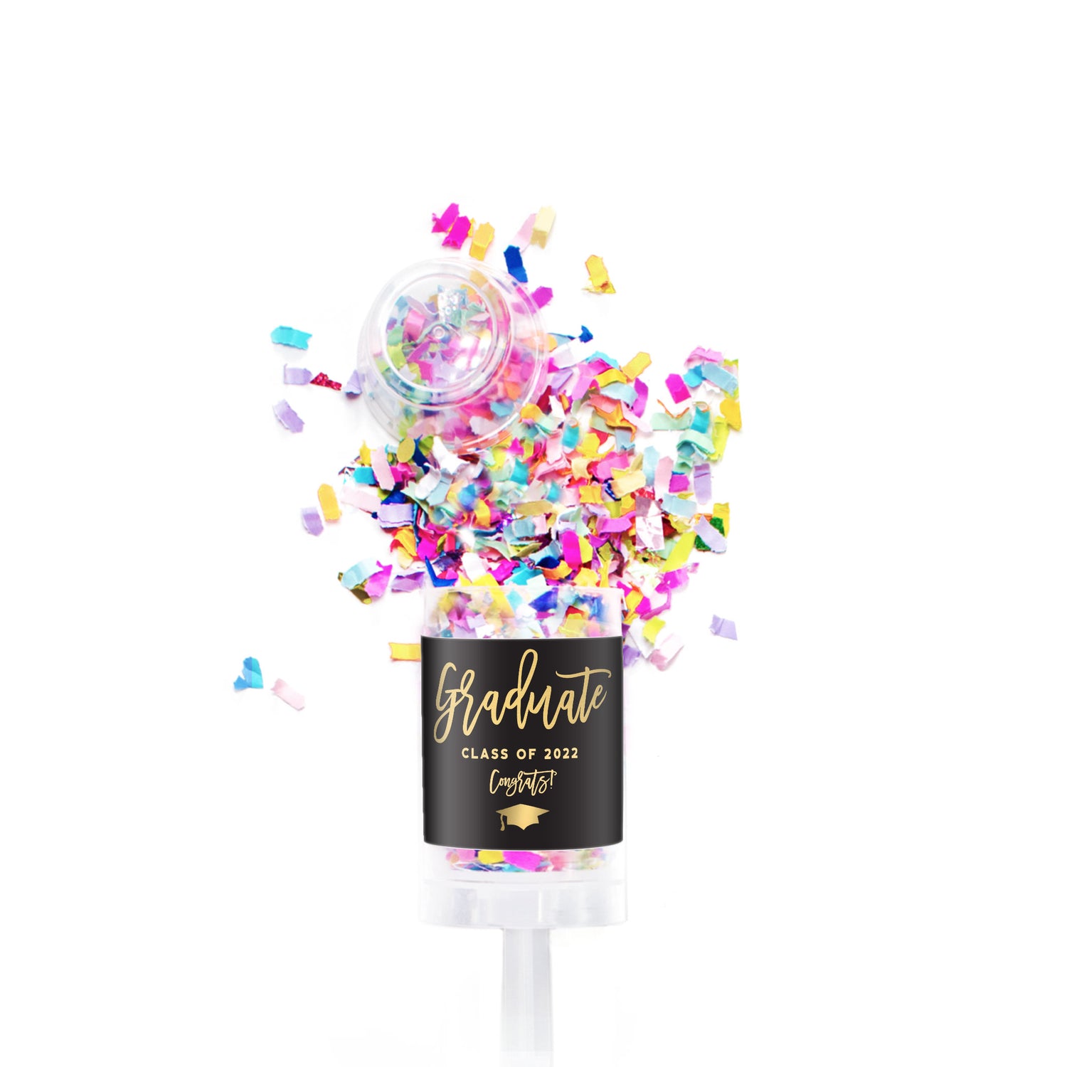Confetti Poppers – Graduation Gold Glam