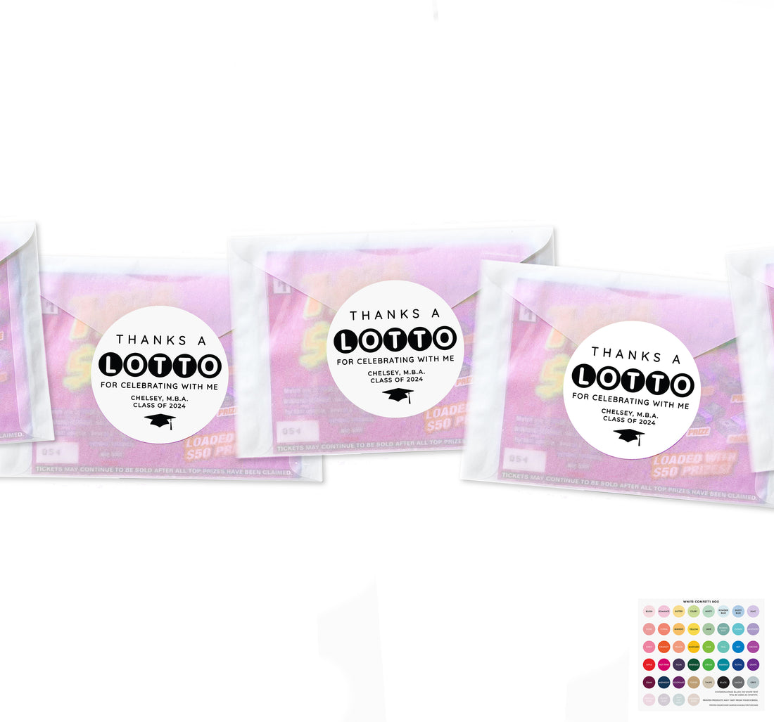 Lottery Envelopes – Thanks A Lotto - Graduation