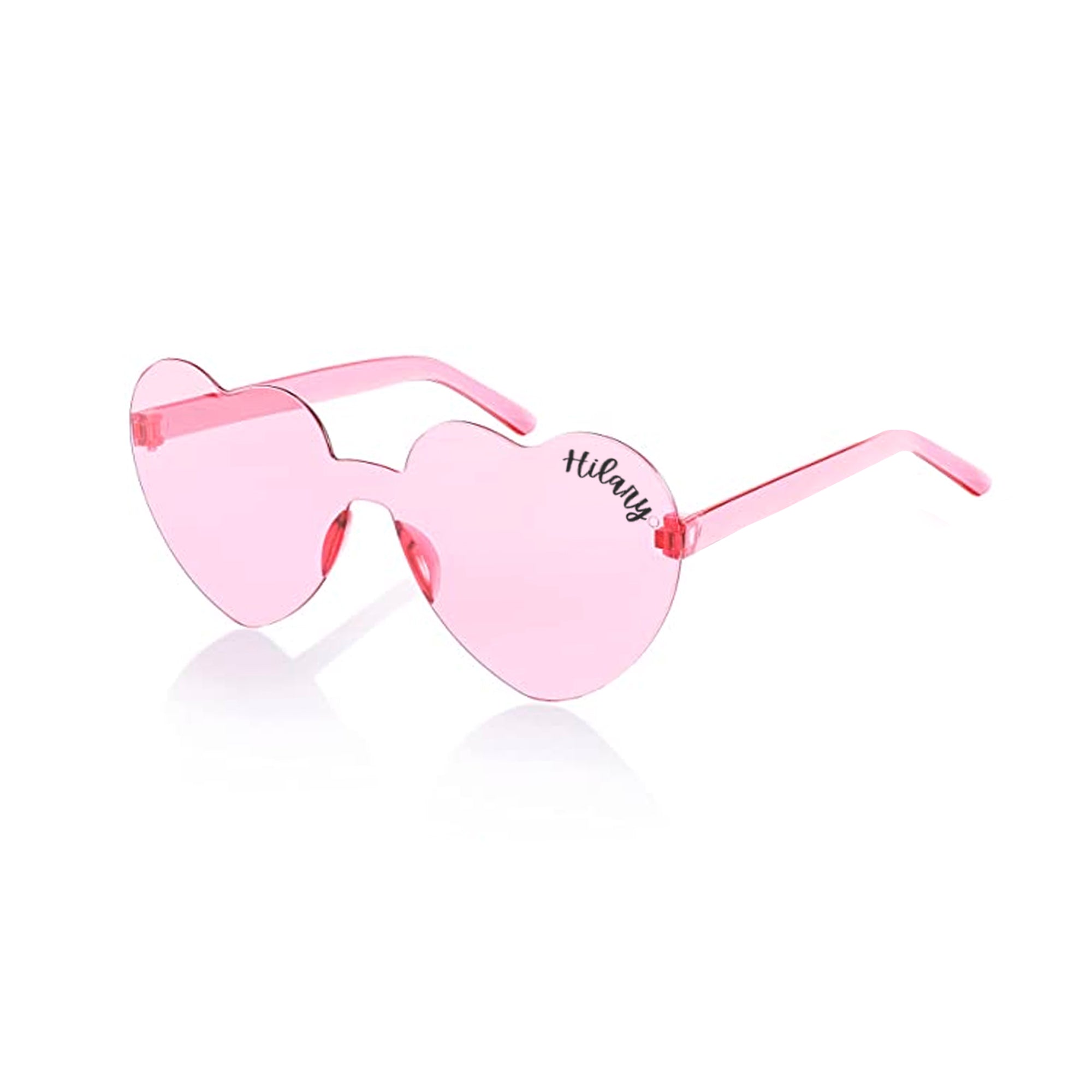 Sunglasses – Pink Heart Vinyl Name