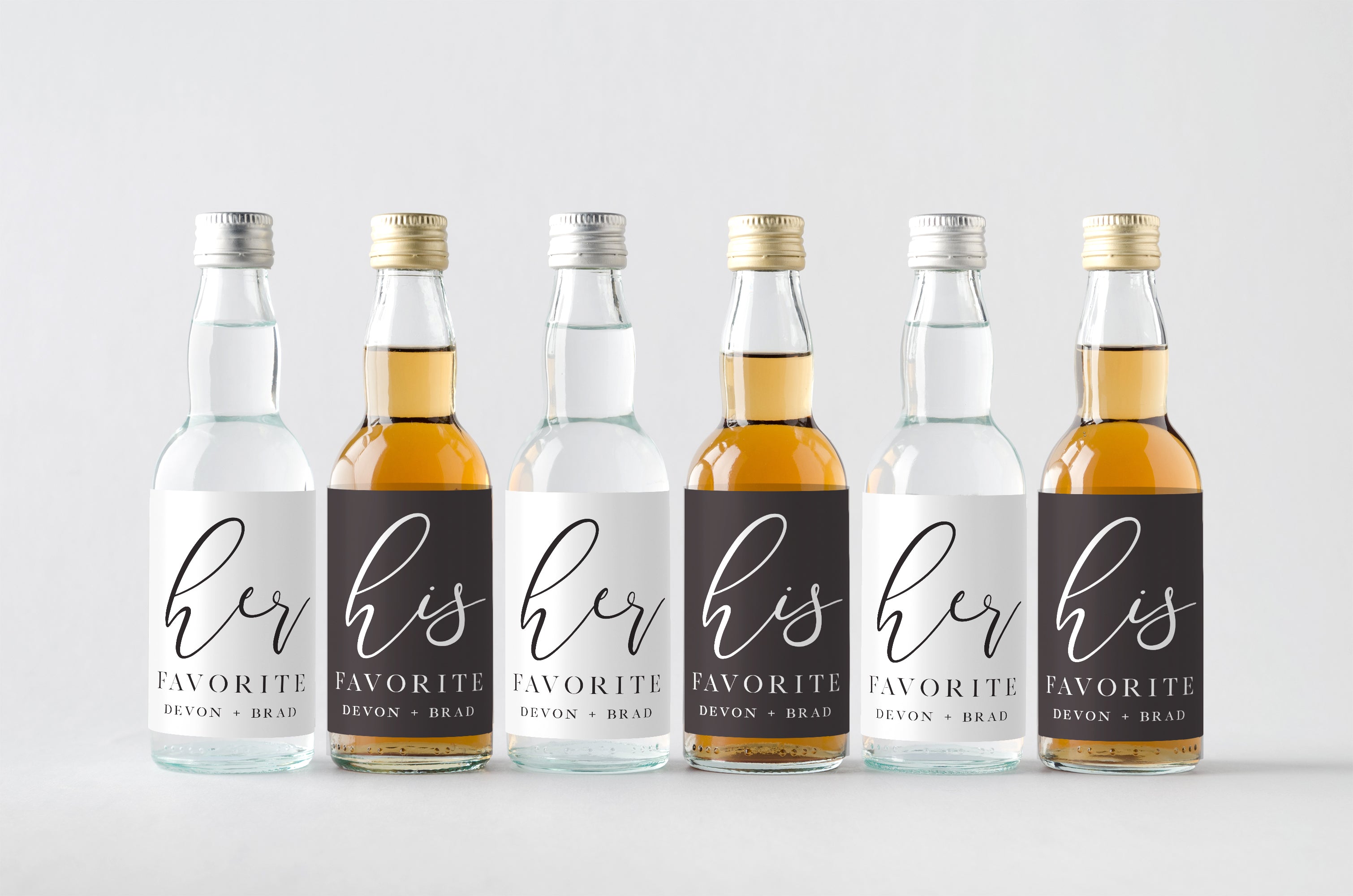 Champagne Labels – His & Her