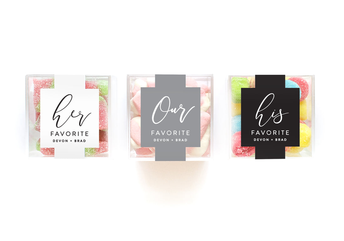 Clear Cubes – His Hers & Ours