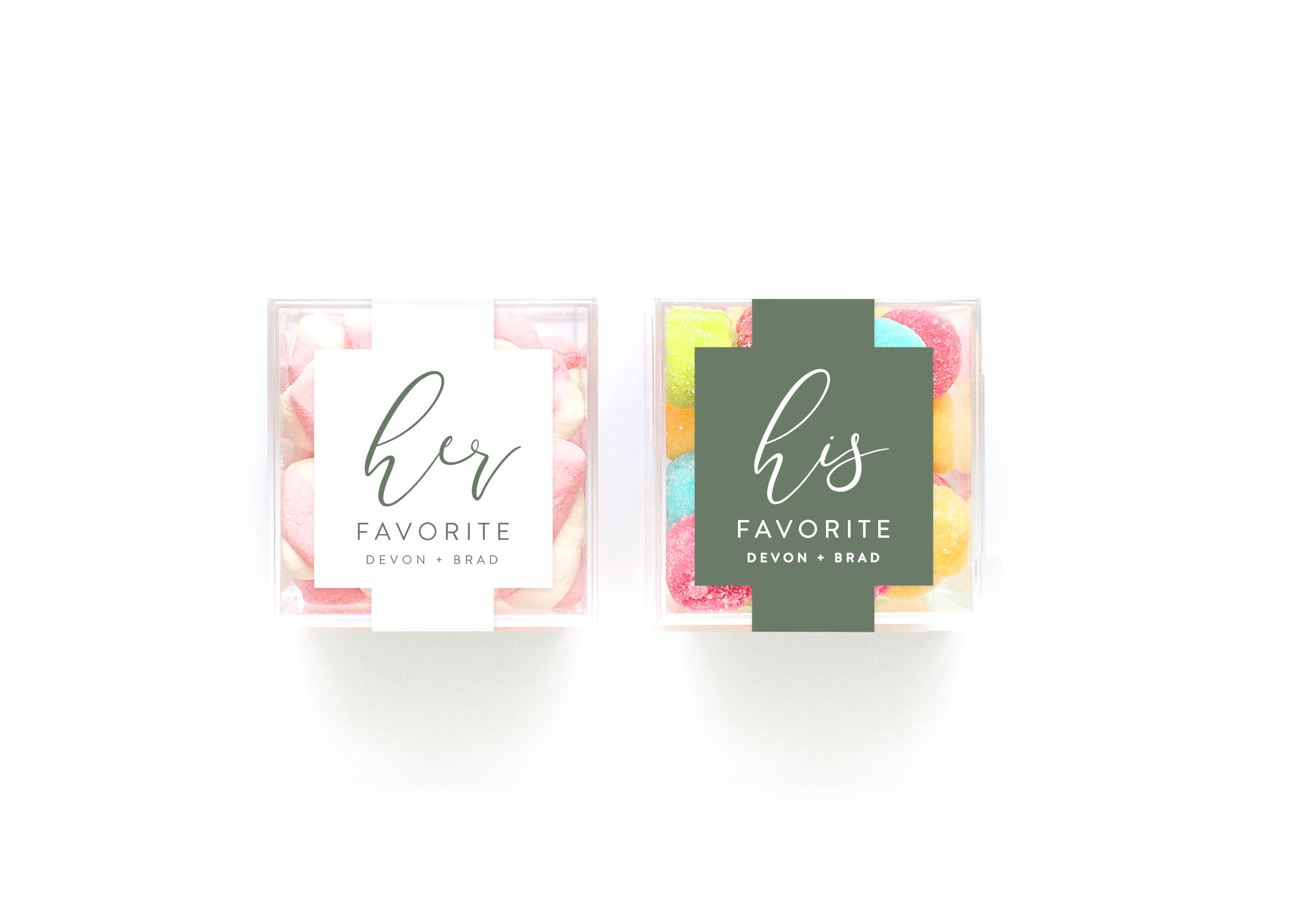 Clear Cubes – His & Hers