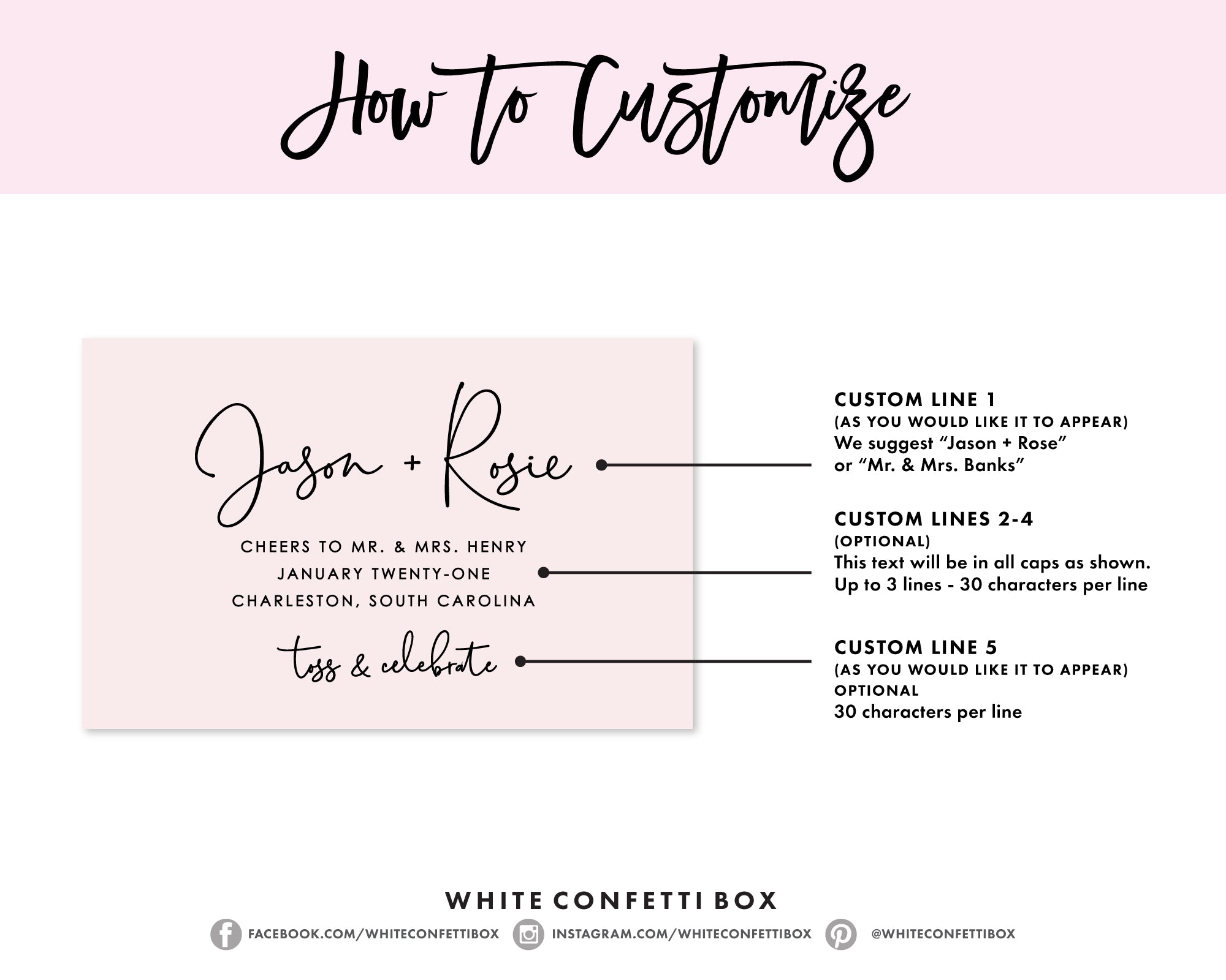 Confetti Poppers – Wedding
