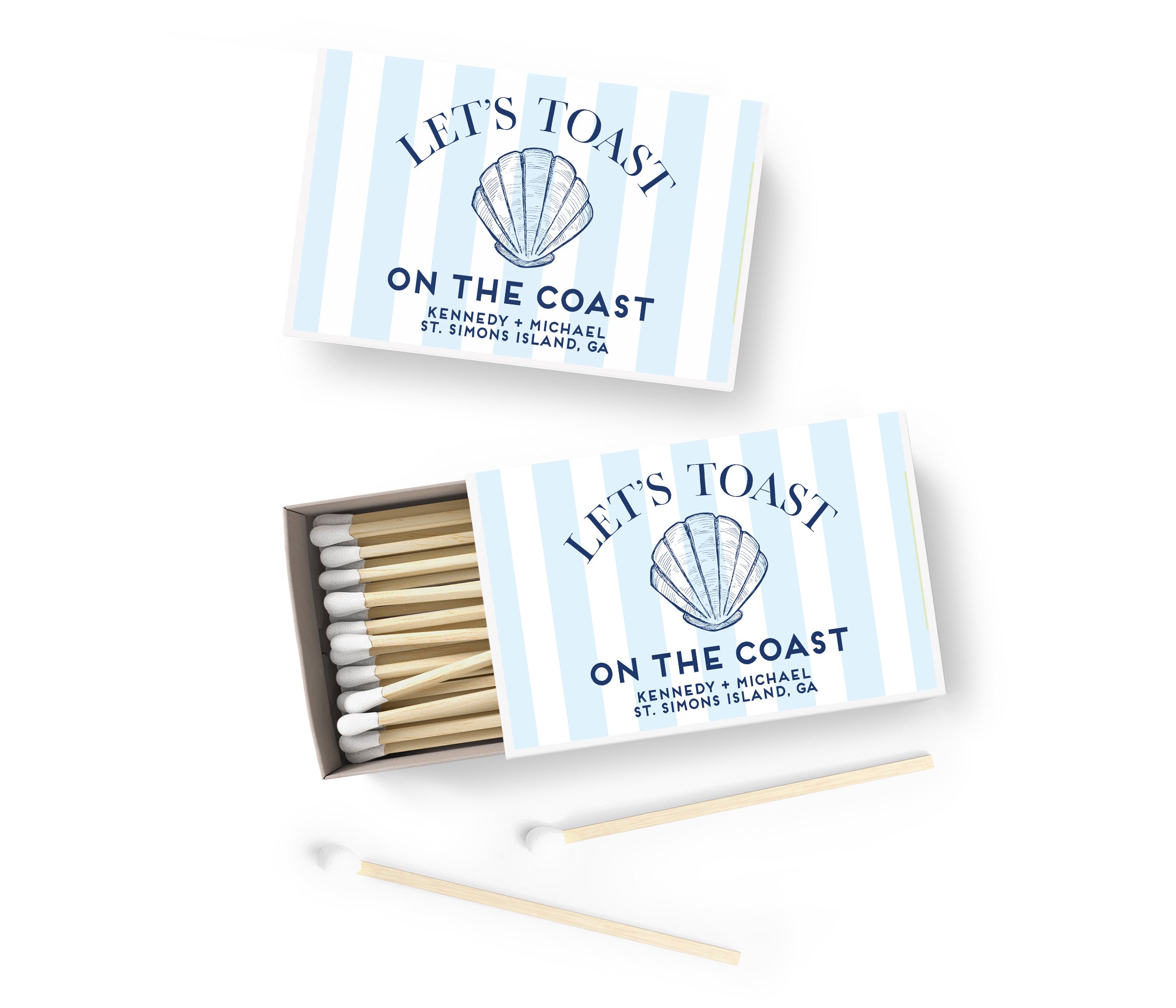 Matches – Toast On The Coast - Seashell