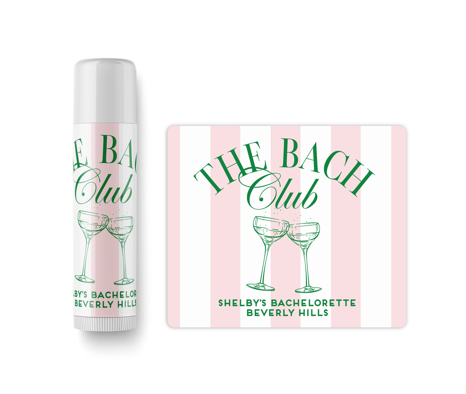 Lip Balm – The Bach Club Coupe Pink Green