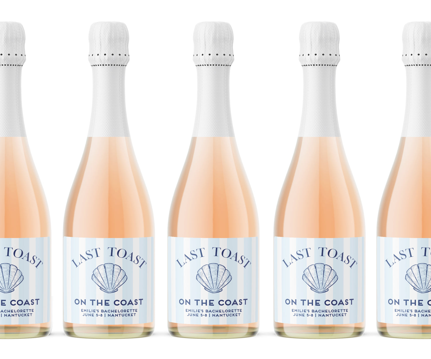 Champagne Labels – Last Toast Seashell