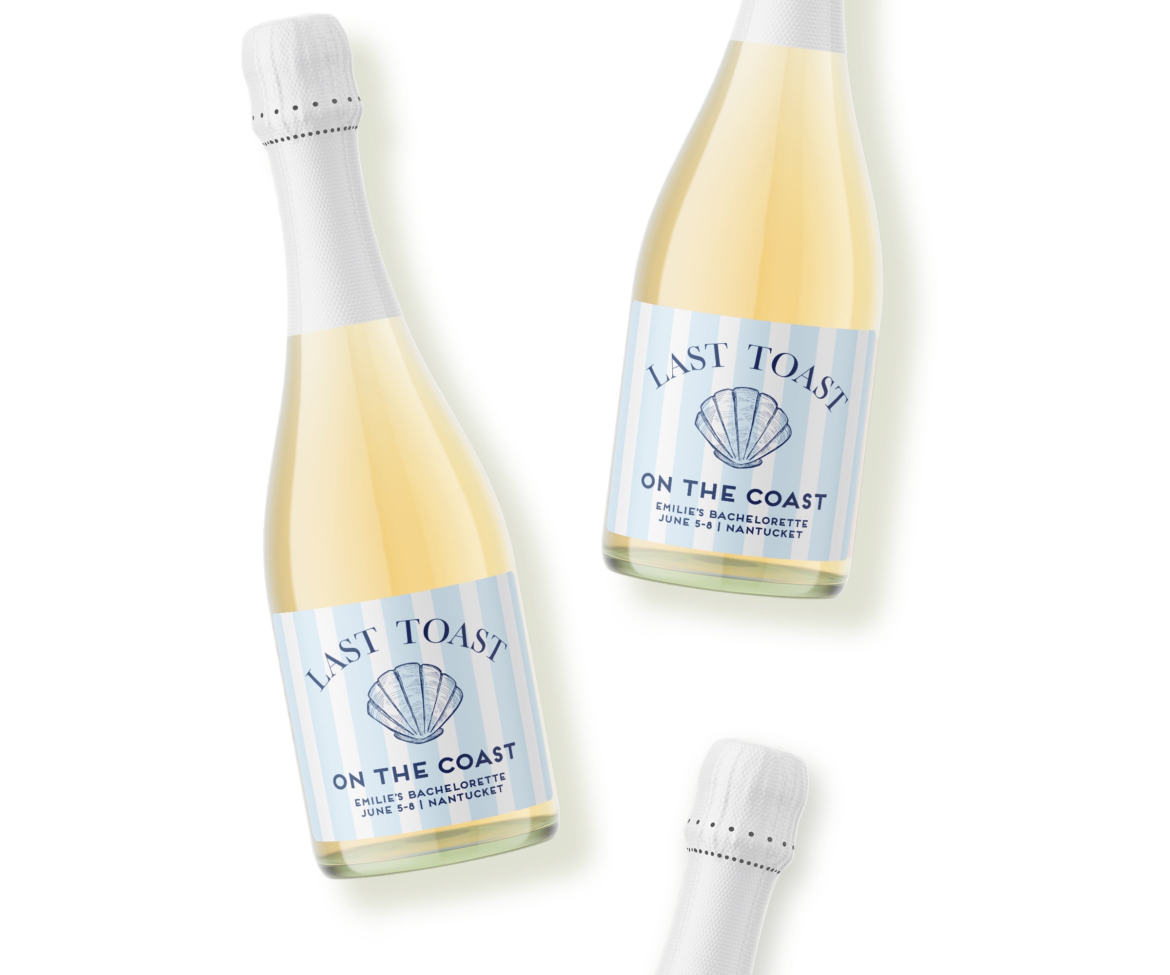 Champagne Labels – Last Toast Seashell