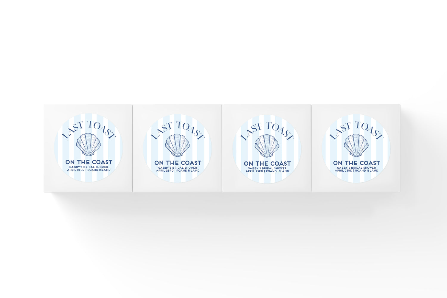 Favor Boxes – Last Toast - Seashell