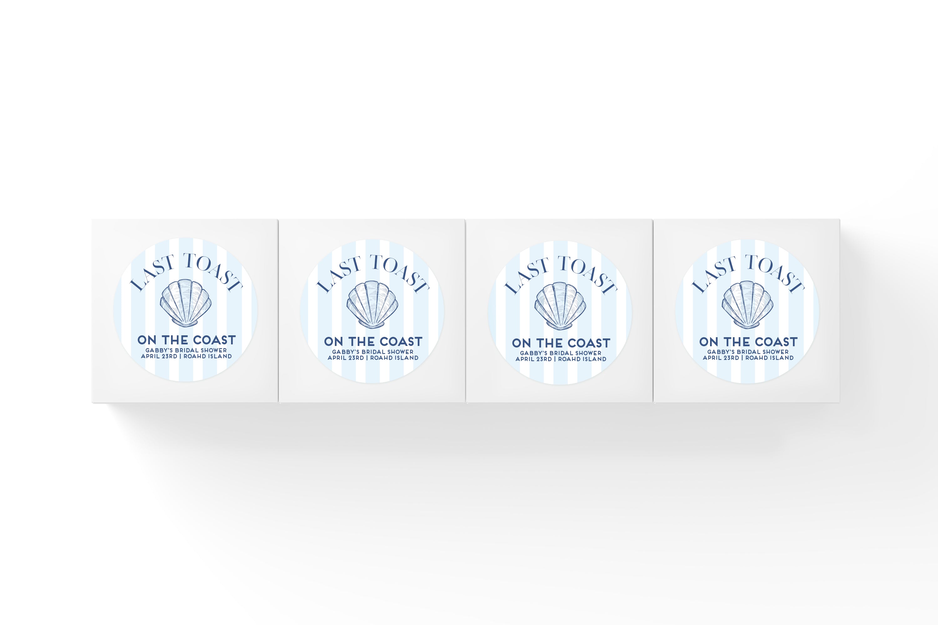 Favor Boxes – Last Toast - Seashell