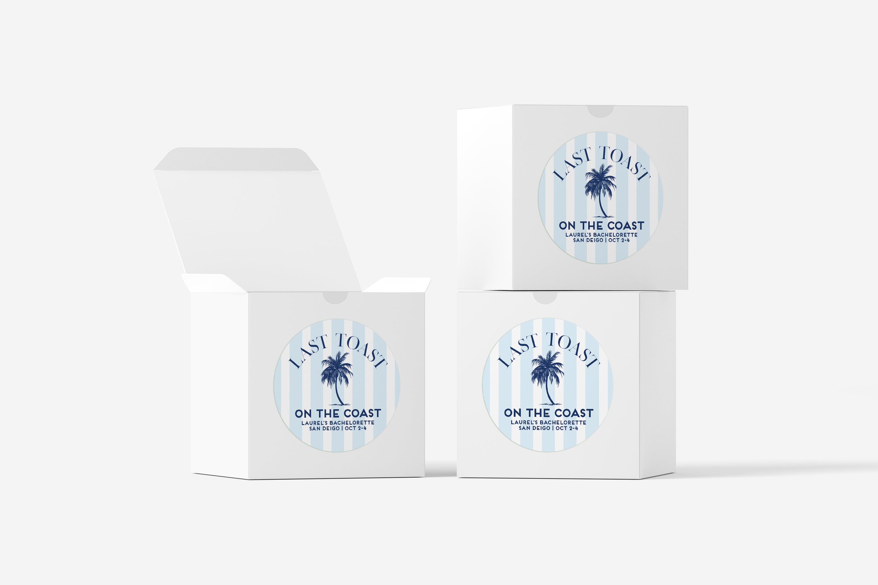 Favor Boxes – Last Toast - Palms