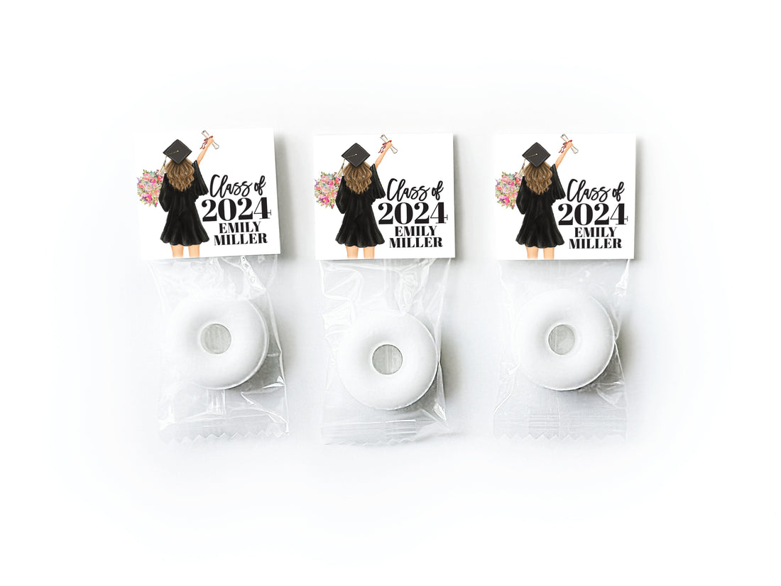 Lifesaver Labels – Graduation Girl