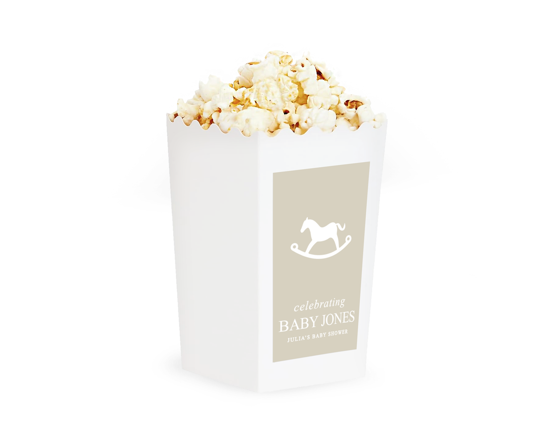 Popcorn Box – Rocking Horse – Beige
