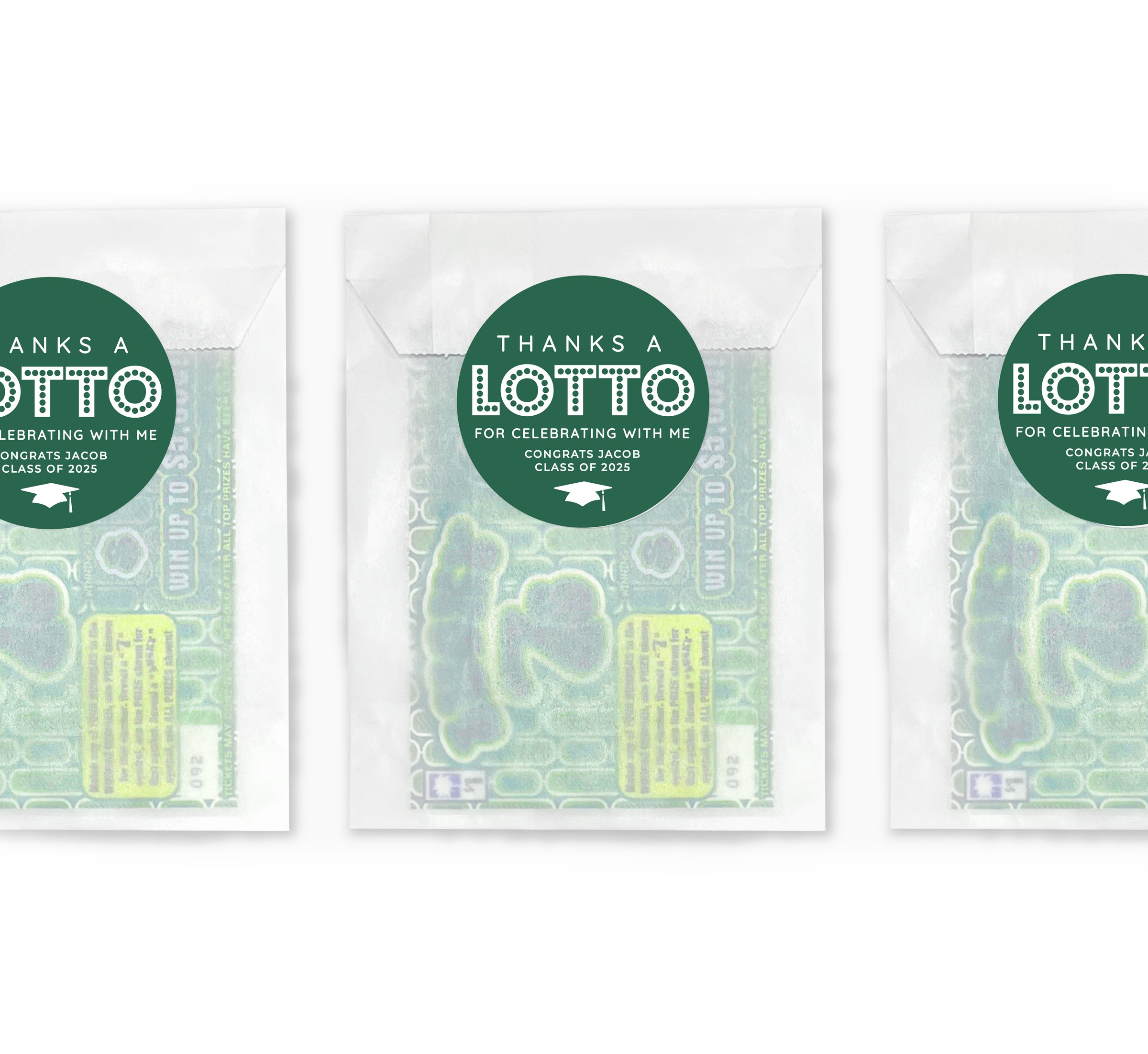 Lottery Envelopes – Thanks A Lotto - Graduation