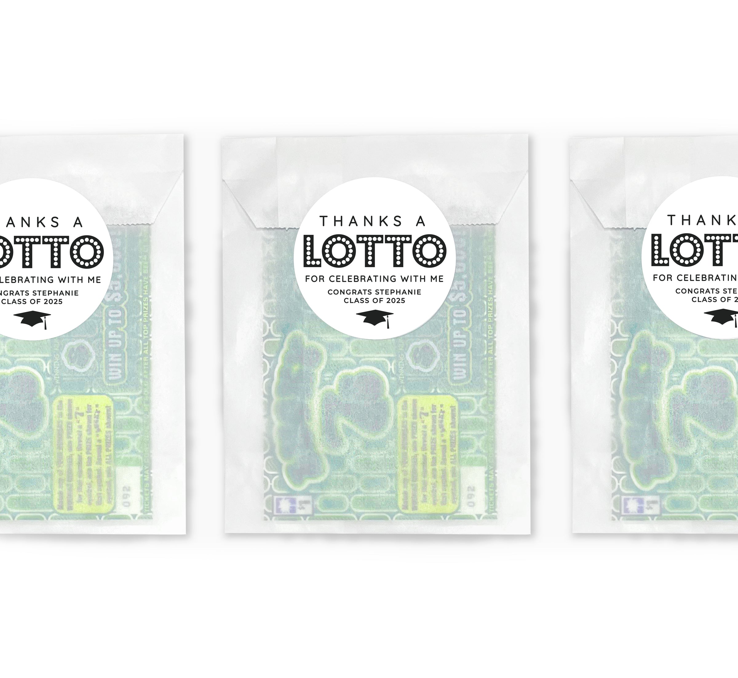 Lottery Envelopes – Thanks A Lotto - Graduation