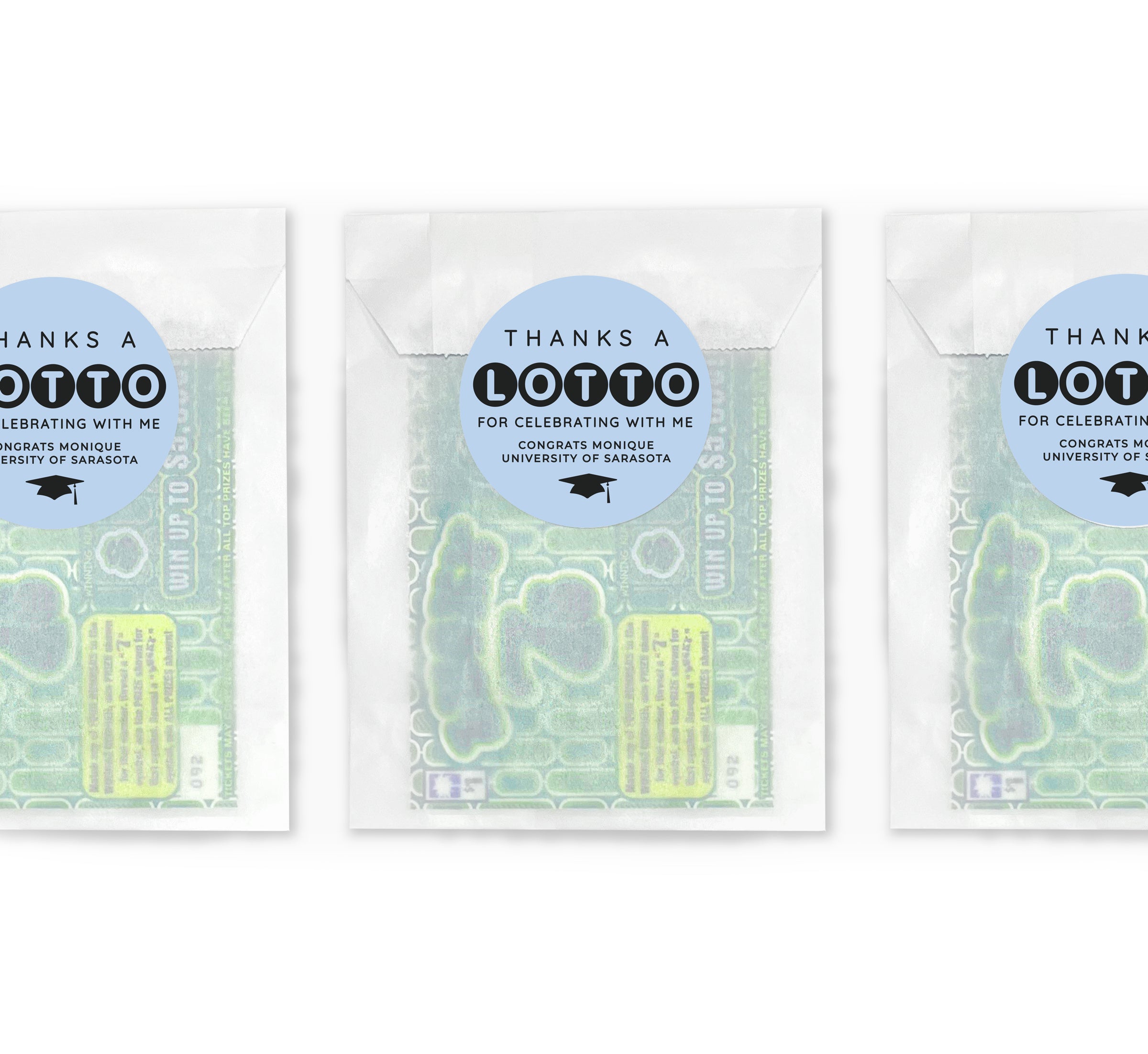 Lottery Envelopes – Thanks A Lotto - Graduation