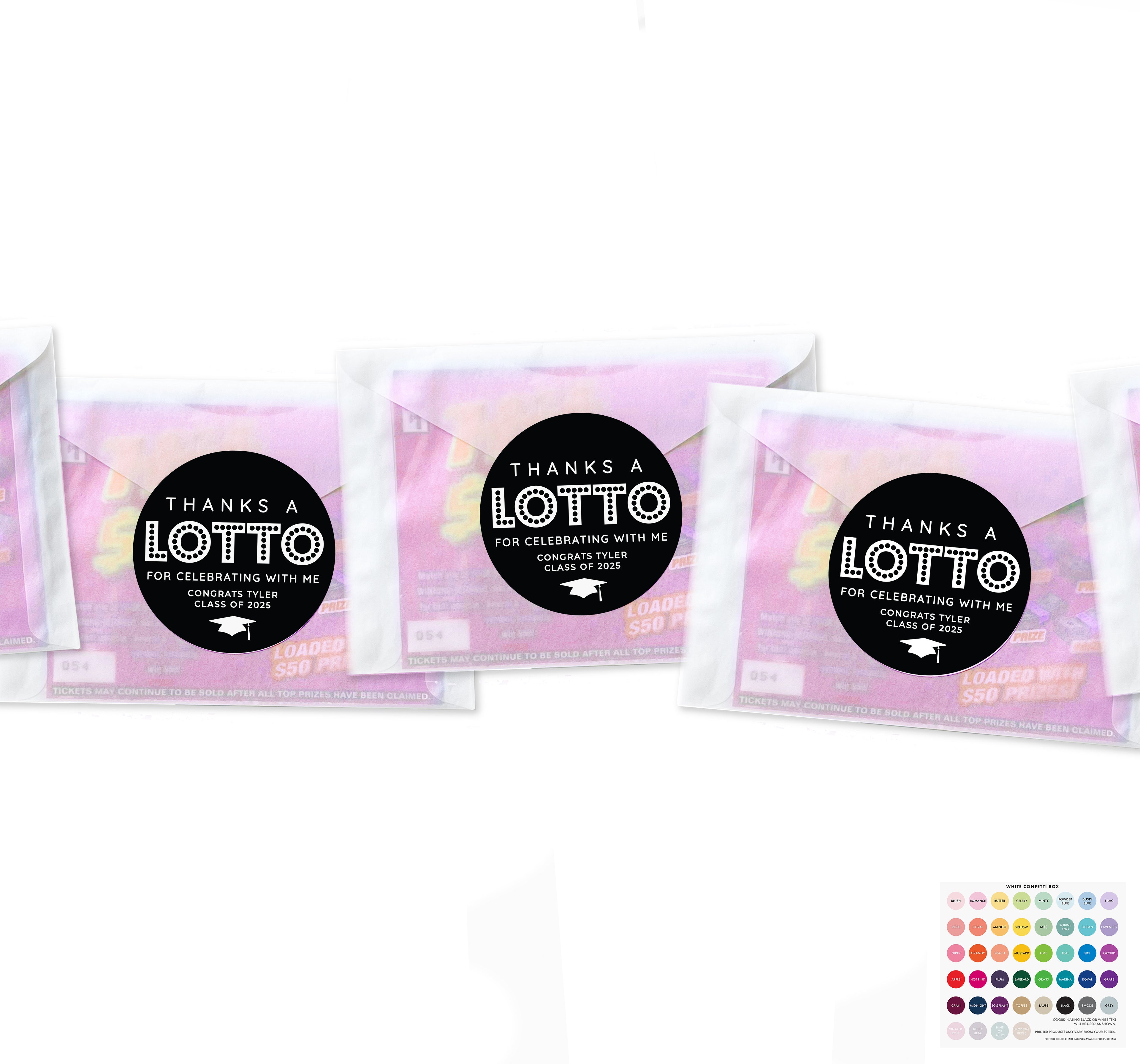 Lottery Envelopes – Thanks A Lotto - Graduation