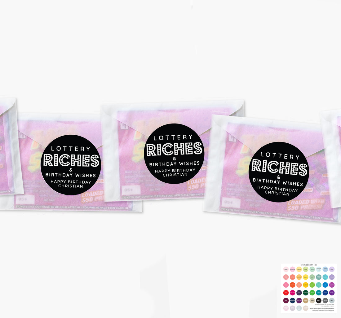 Lottery Envelopes – Riches & Birthday Wishes