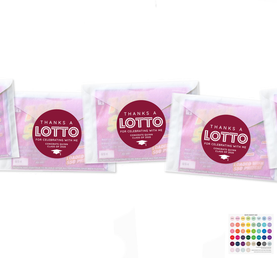 Lottery Envelopes – Thanks A Lotto - Graduation