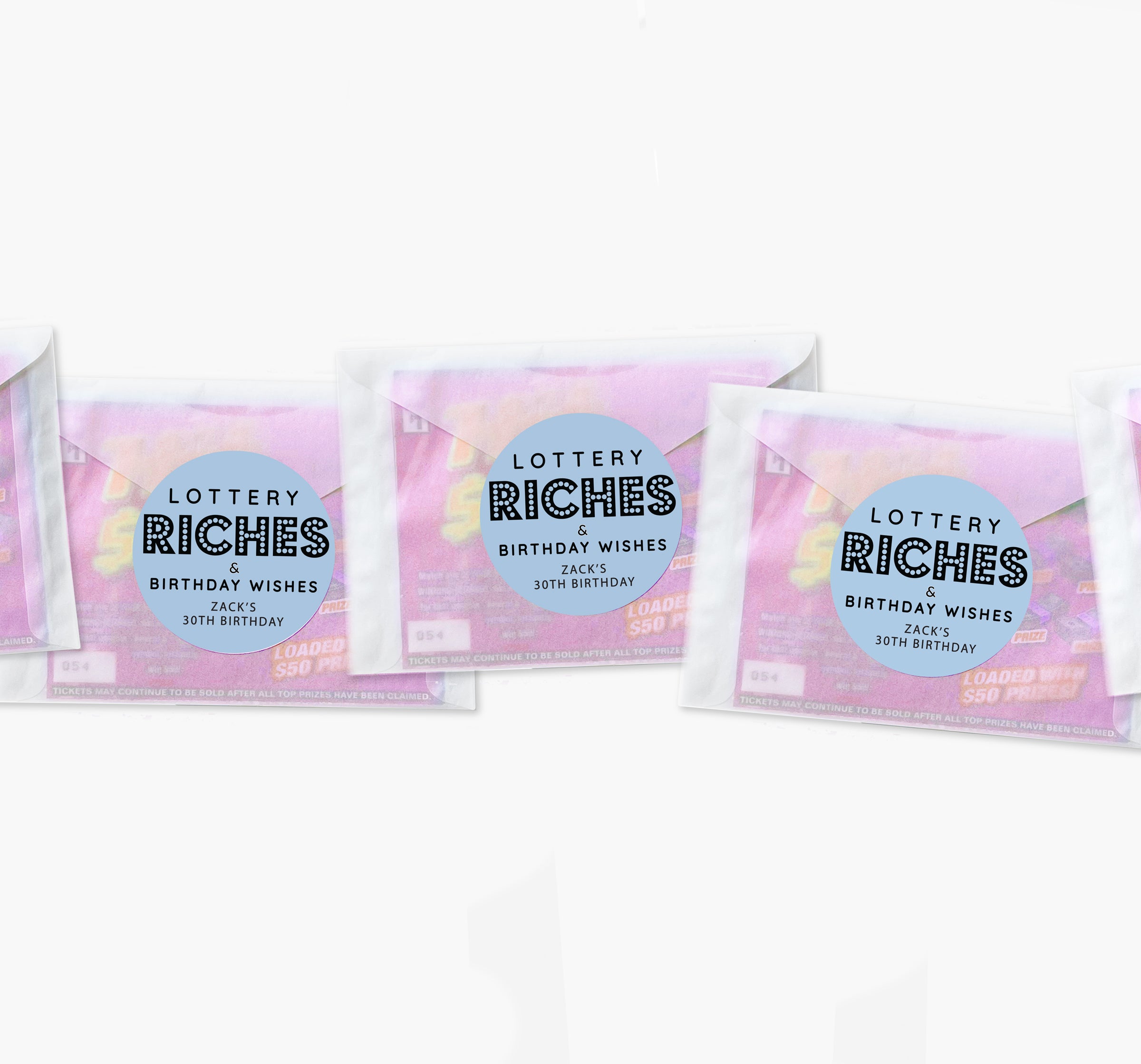 Lottery Envelopes – Riches & Birthday Wishes