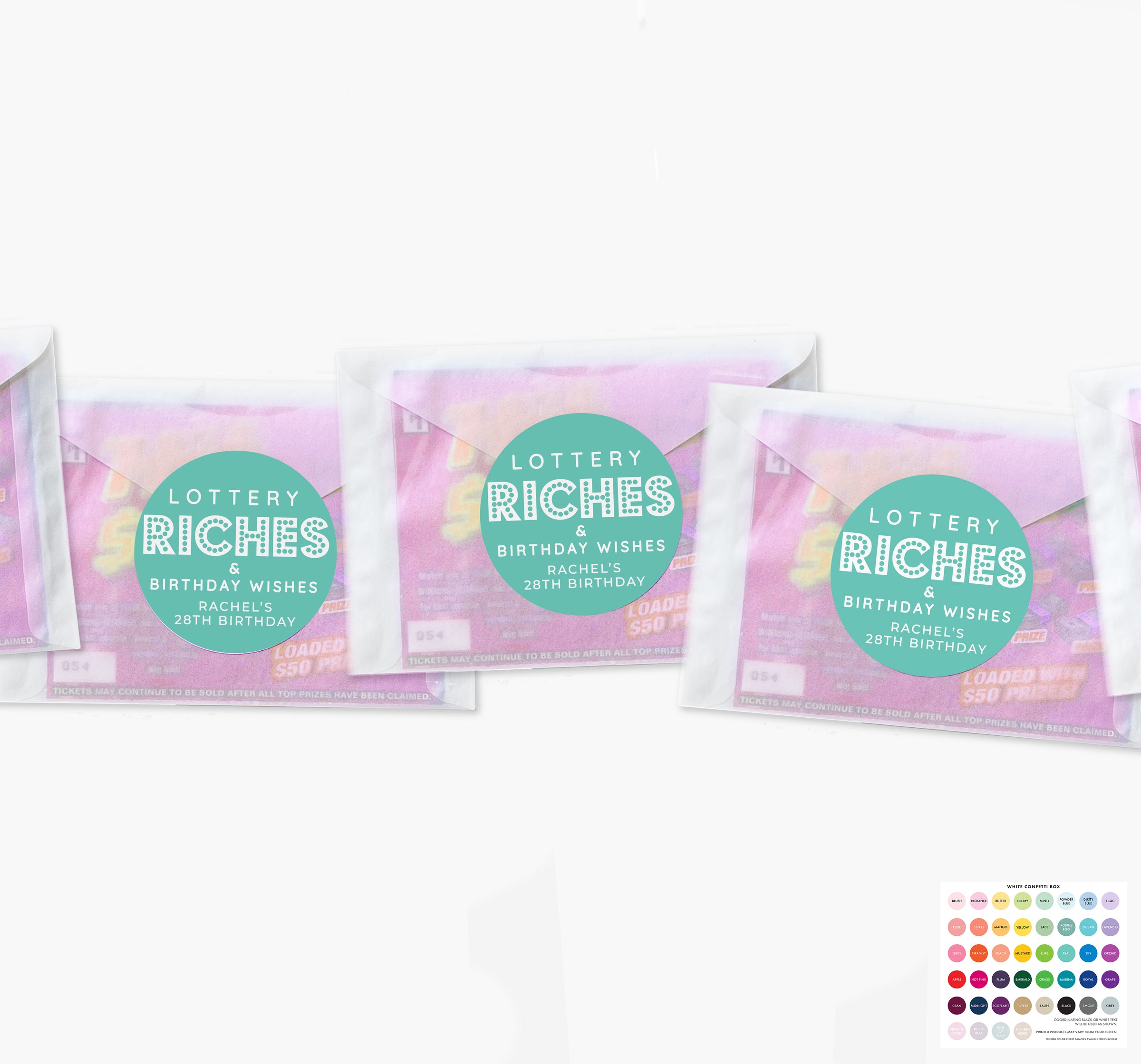 Lottery Envelopes – Riches & Birthday Wishes