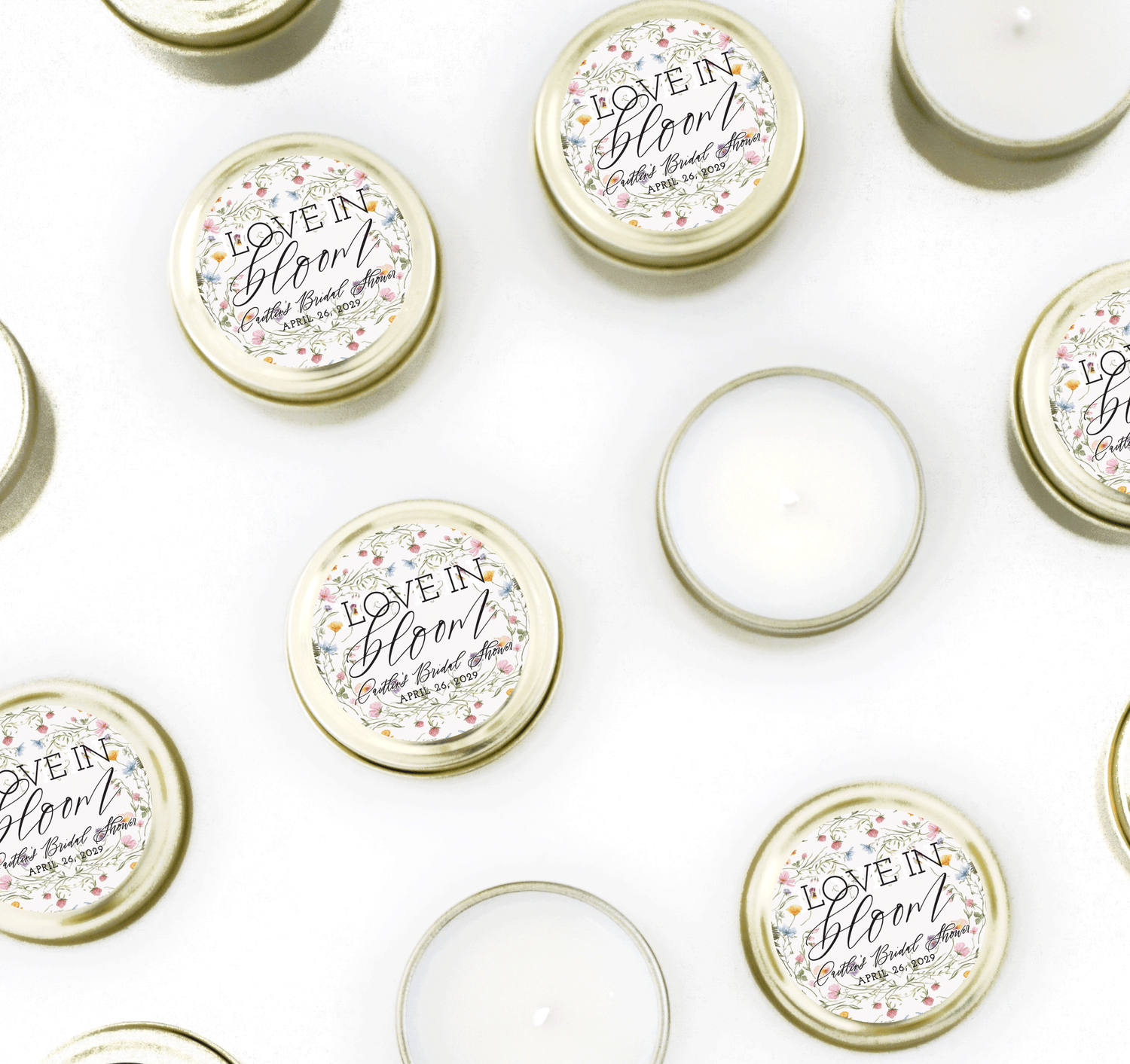 Candles – Love in Bloom