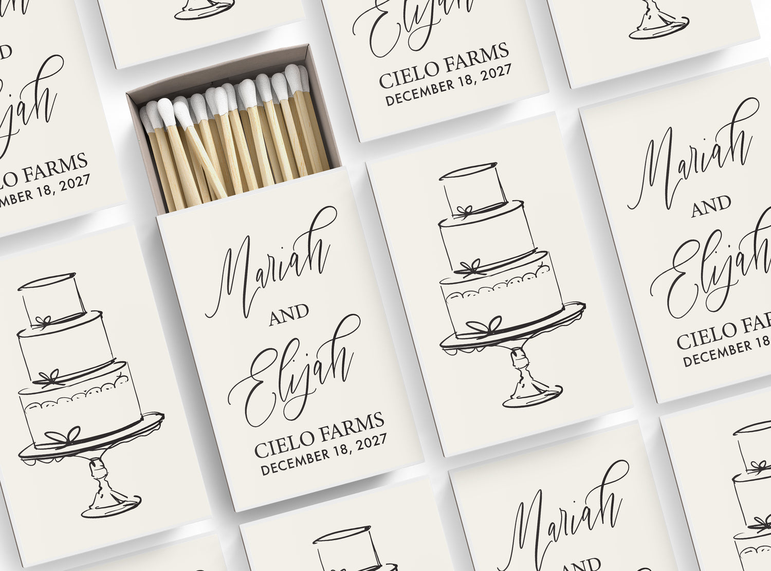 Matches – Wedding – Cake
