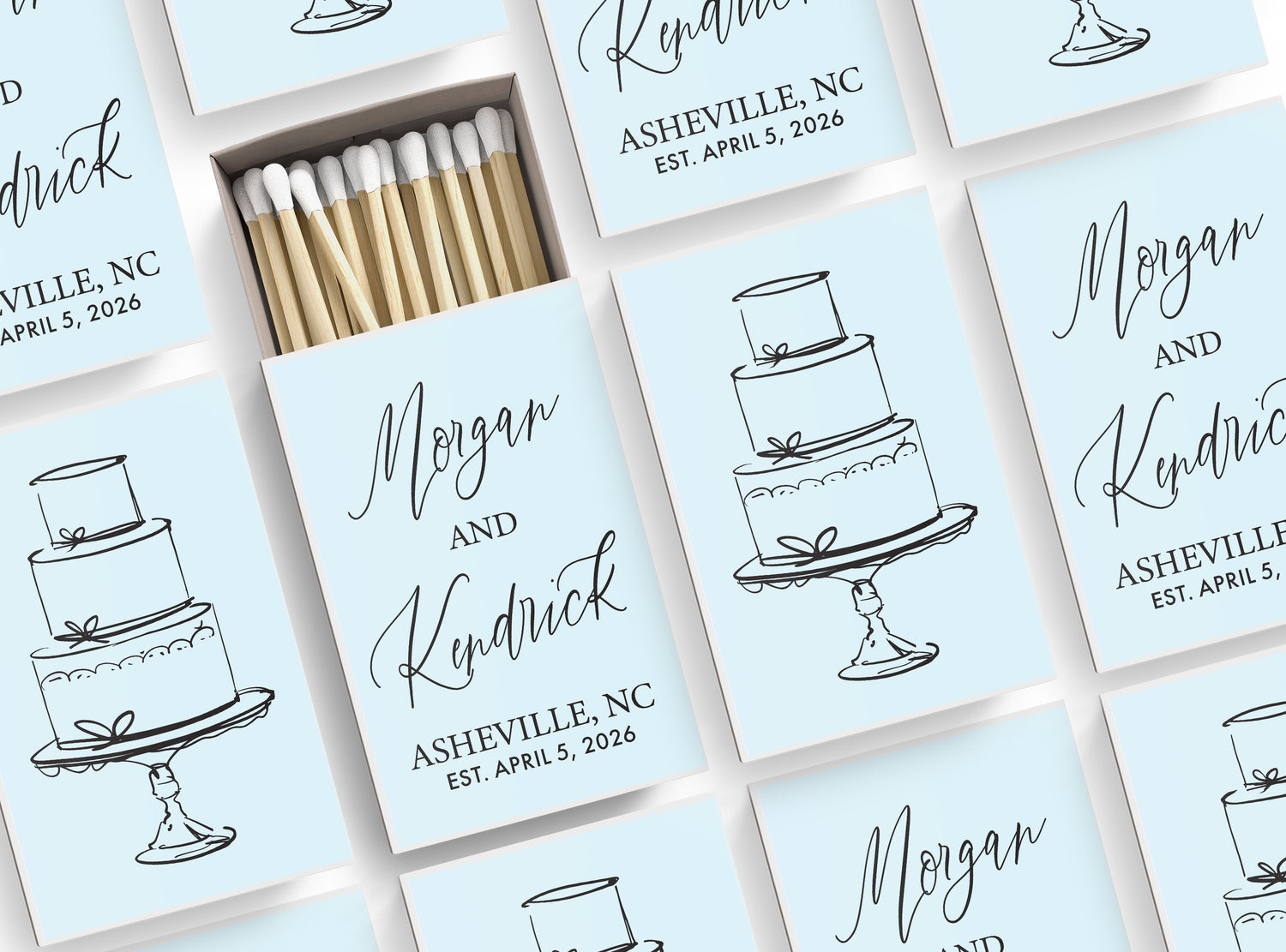 Matches – Wedding – Cake