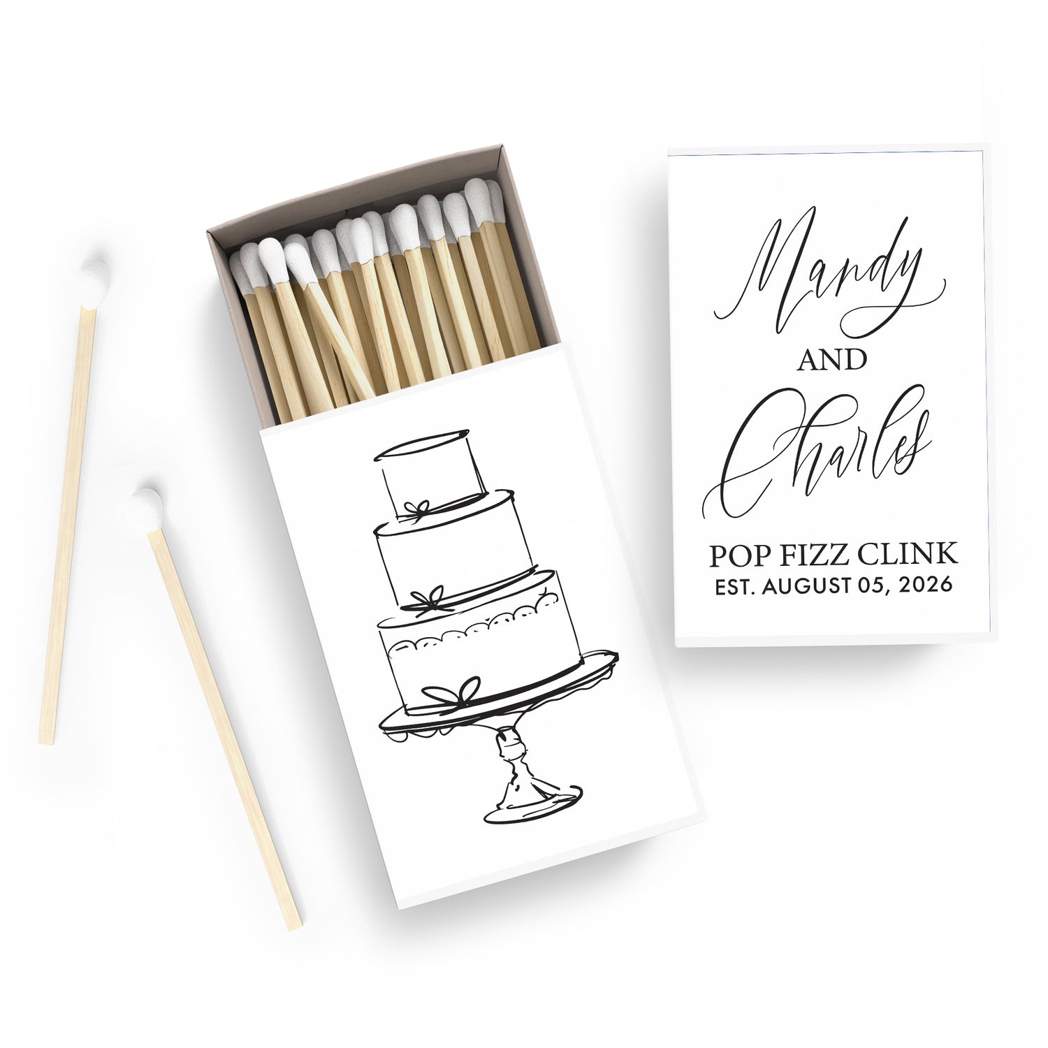 Matches – Wedding – Cake