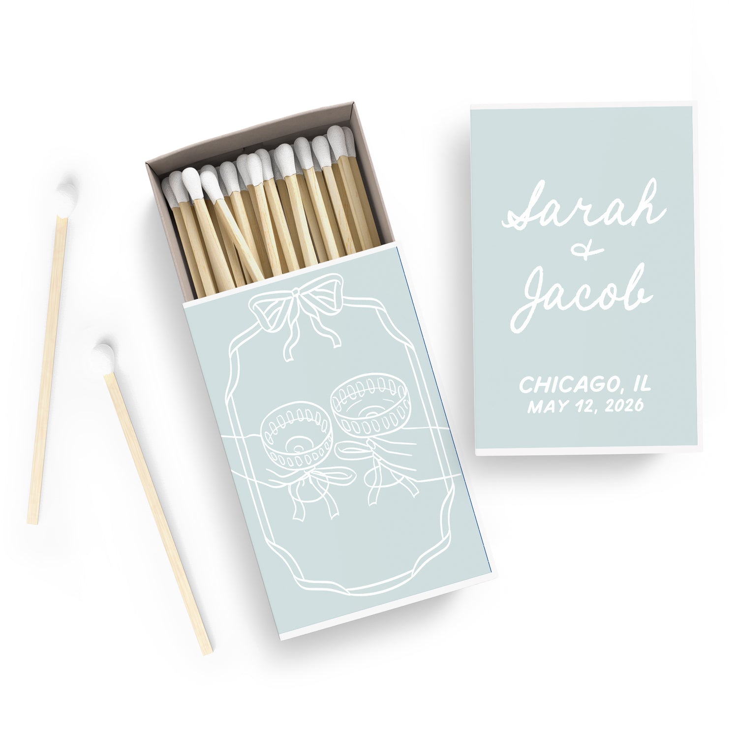 Matches – Wedding – Coupes and Bows