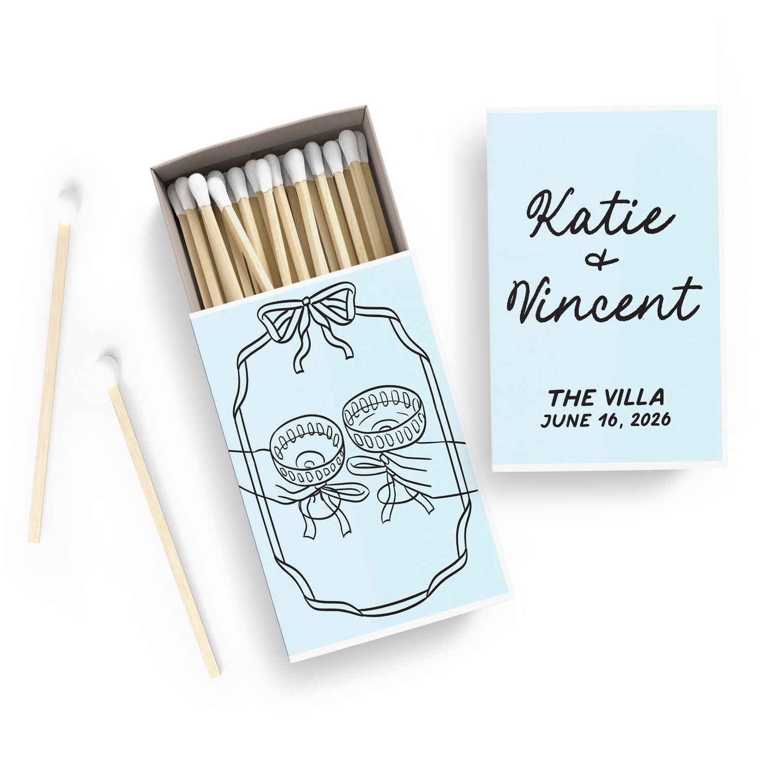 Matches – Wedding – Coupes and Bows