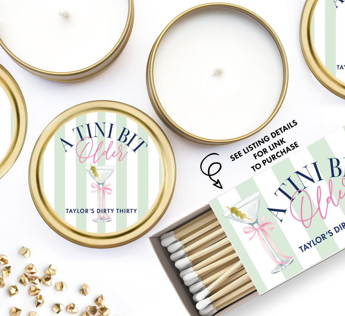 Candles – Tini Bit Older - Martini Green