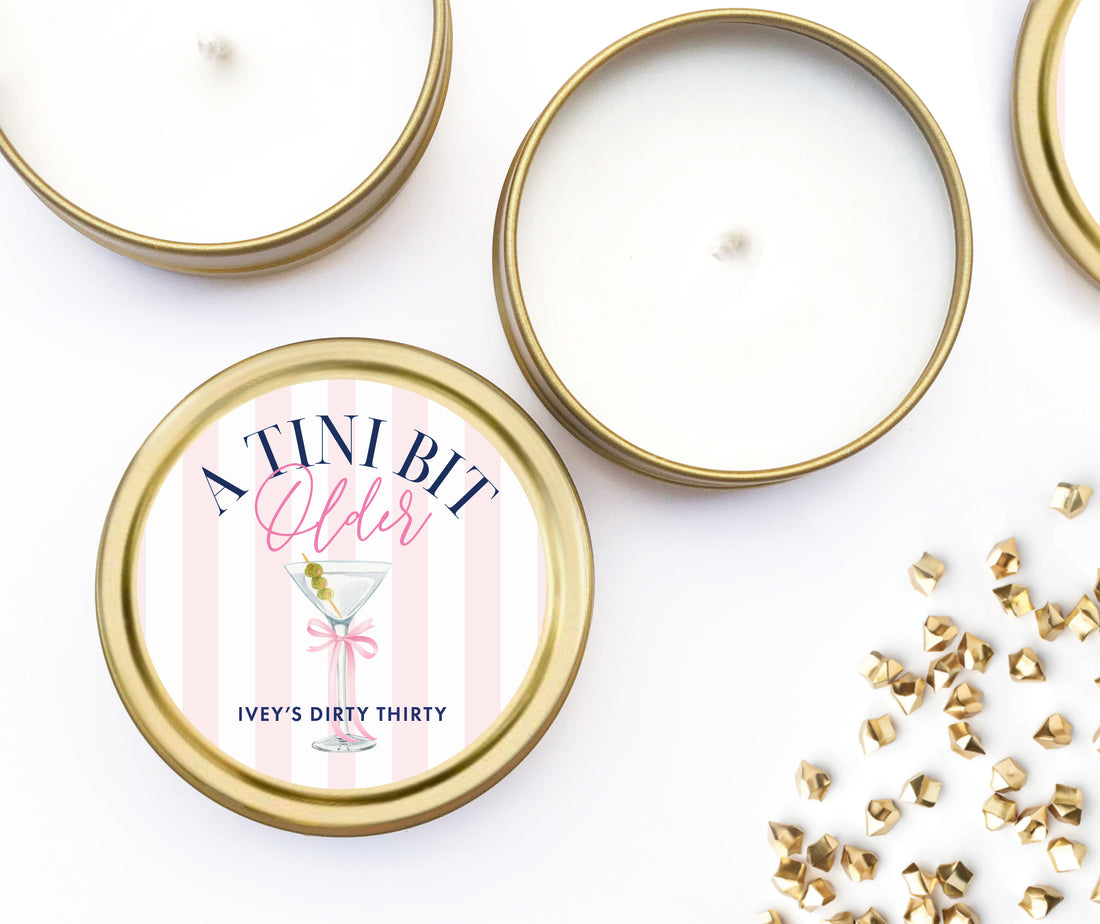 Candles – Tini Bit Older - Martini Pink
