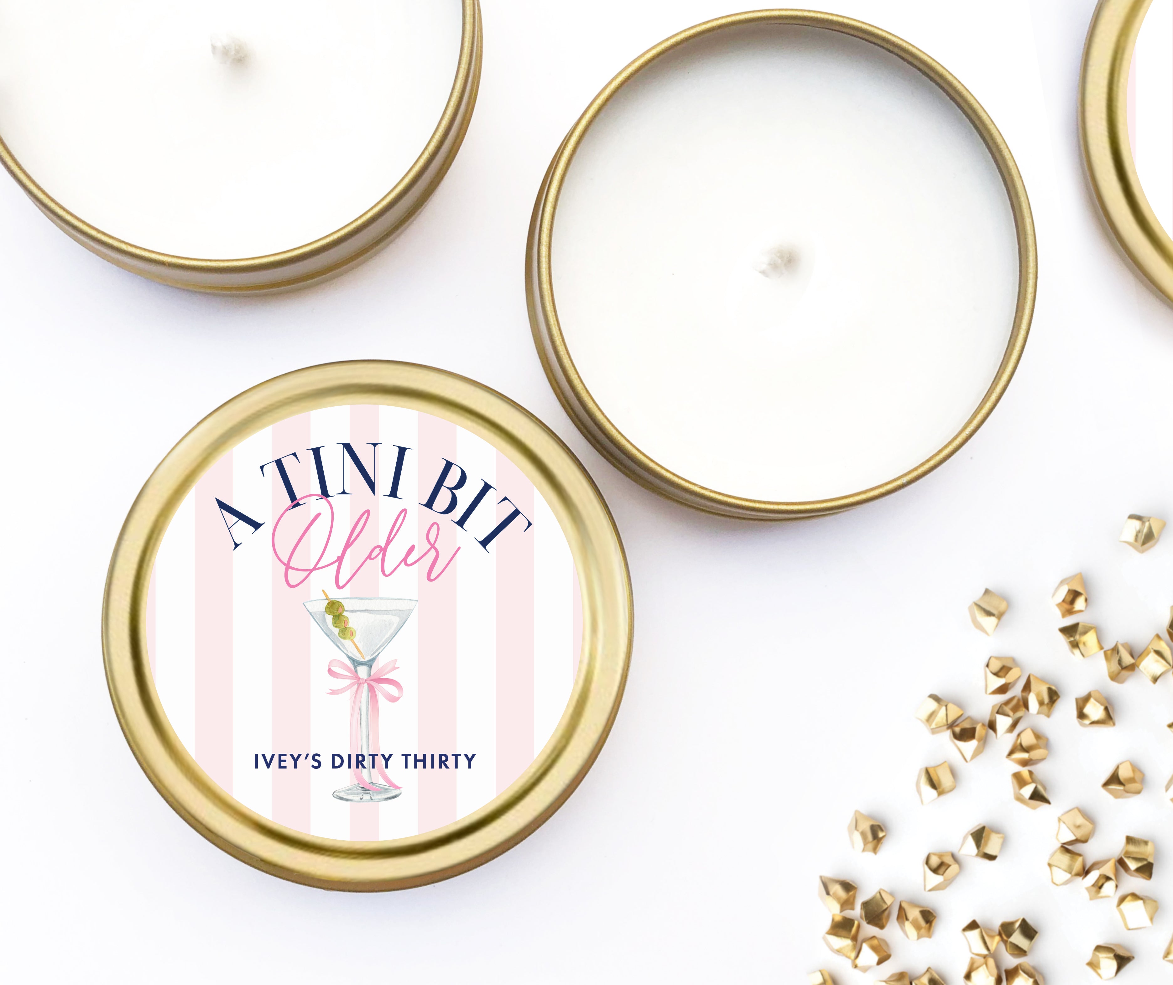 Candles – Tini Bit Older - Martini Pink