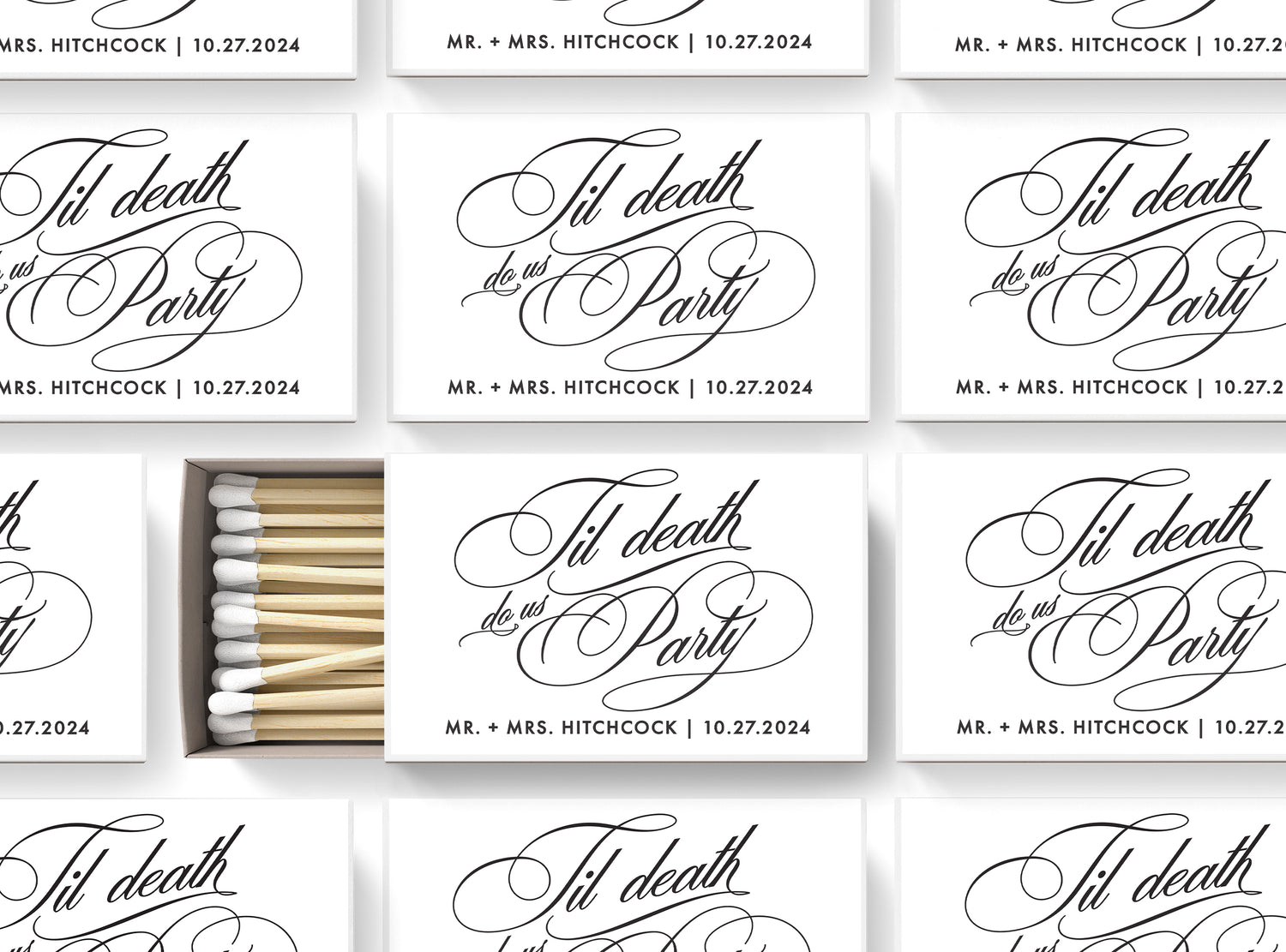 Matches – Till Death Do Us Party Style 1