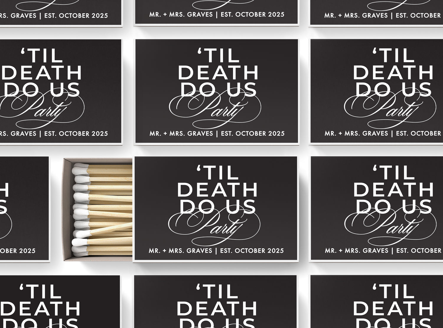 Matches – Till Death Do Us Party Style 2