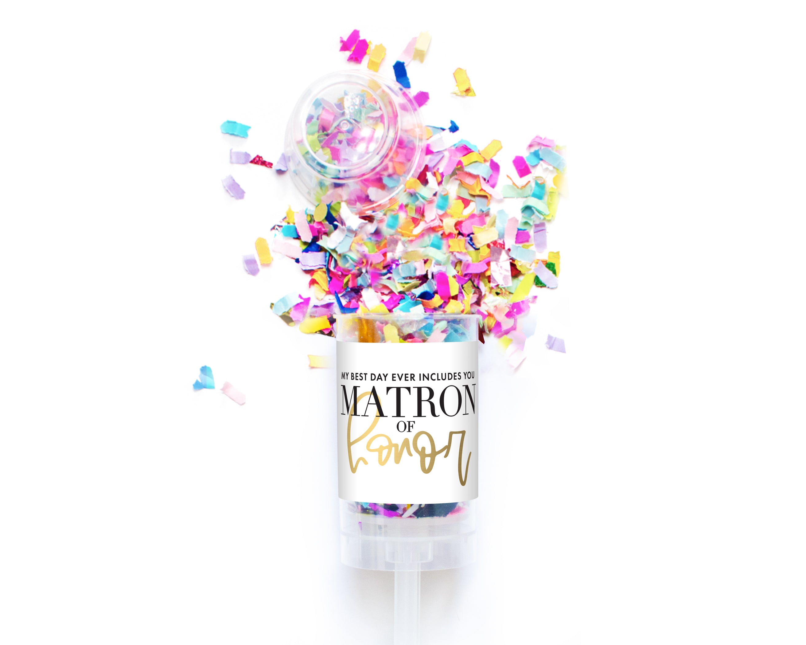 Confetti Poppers – Bridal Party - My Best Day Ever...
