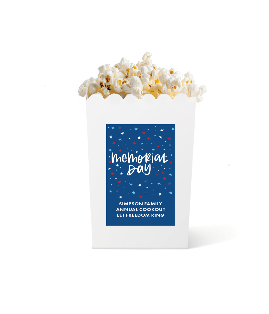 Popcorn Box – Memorial Star