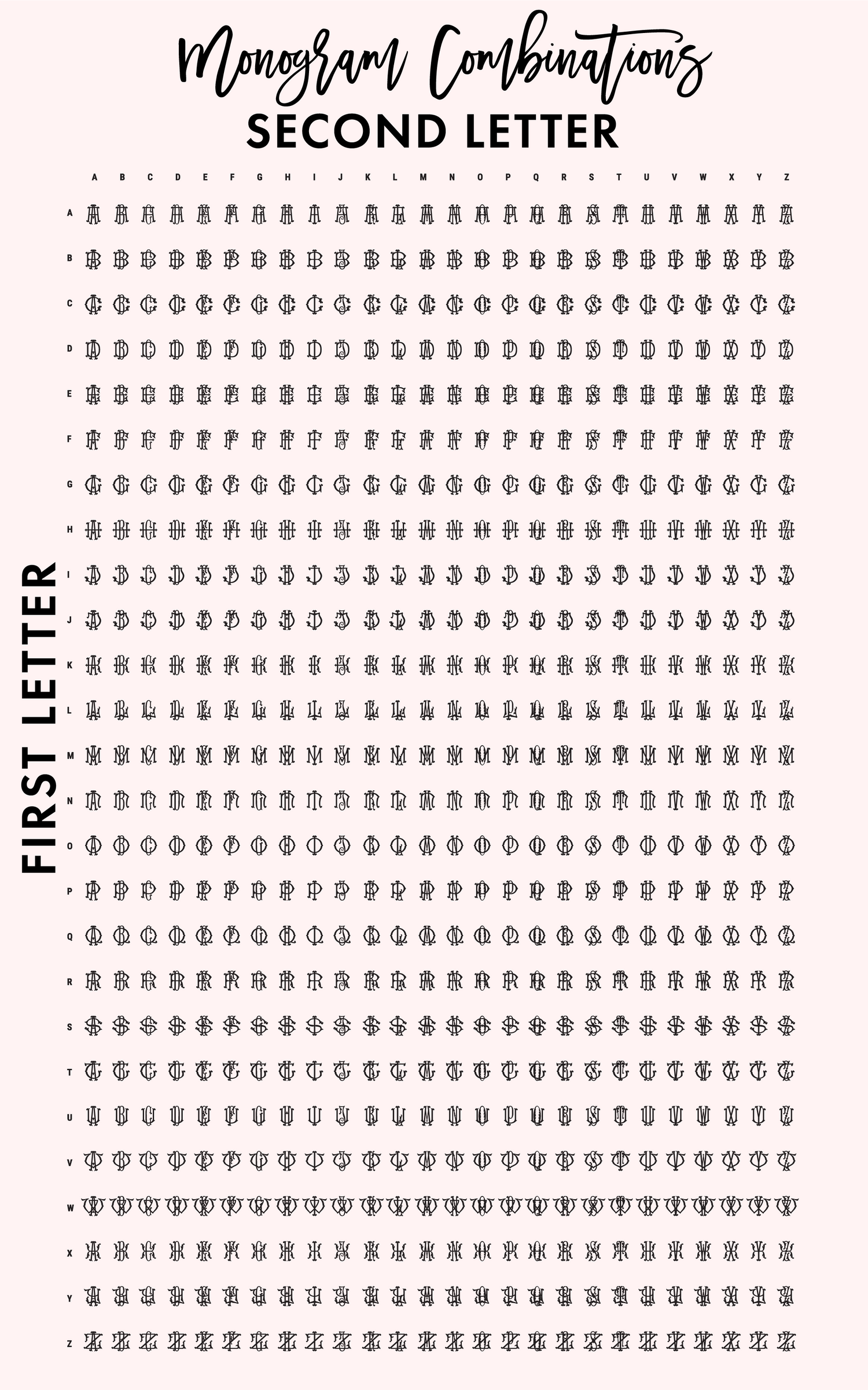 Matches – Wedding Monogram
