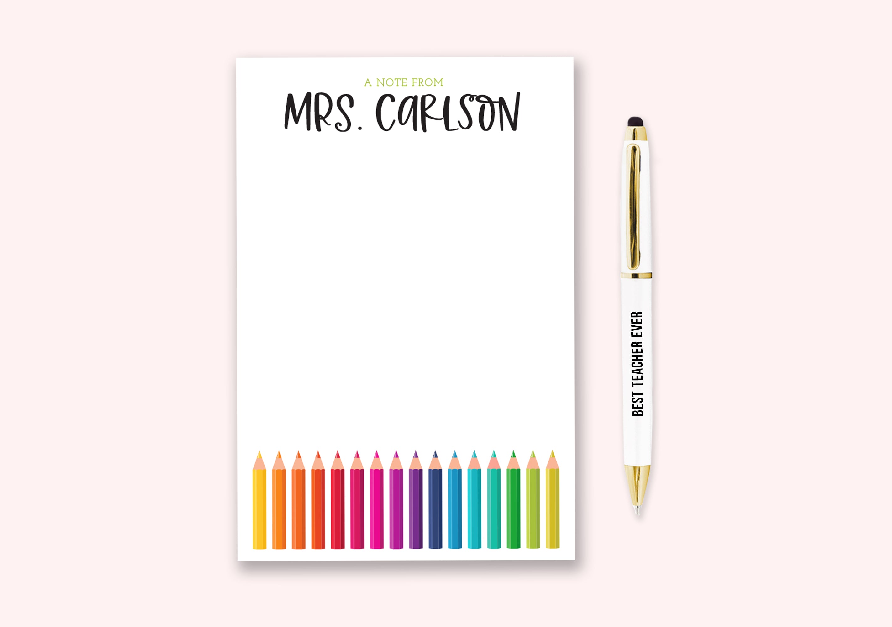 Notepads – Teacher Color Pencils