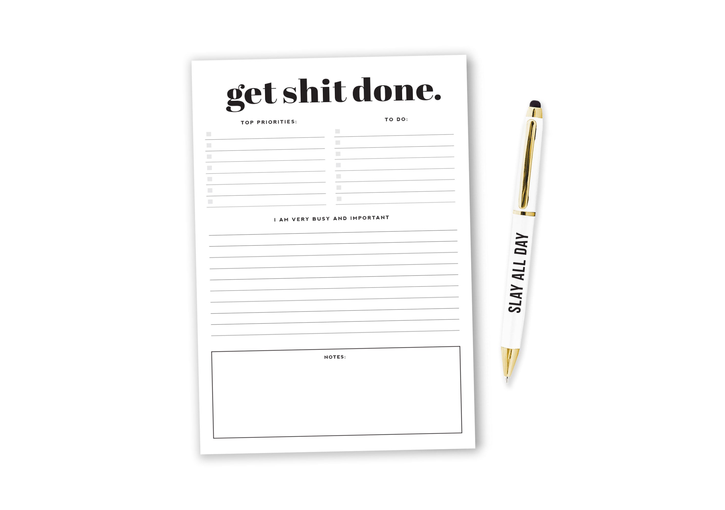 Notepads – Get Shit Done
