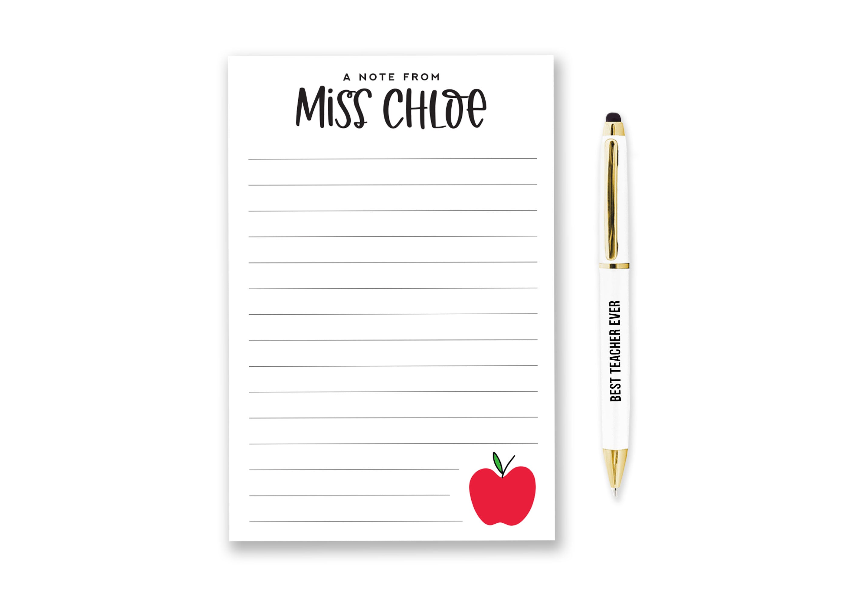 Notepads – Teacher Apple