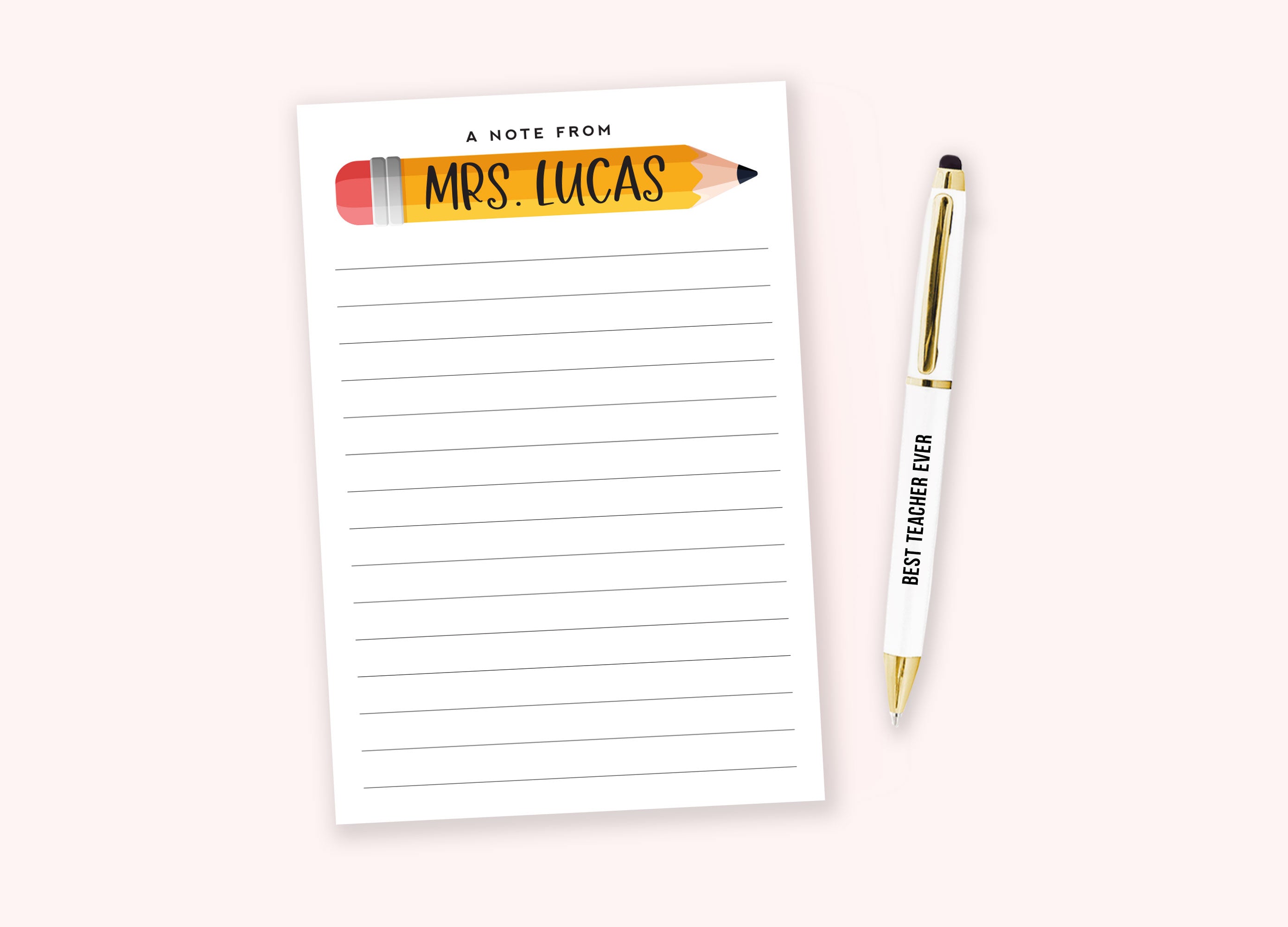 Notepads – Teacher Pencil