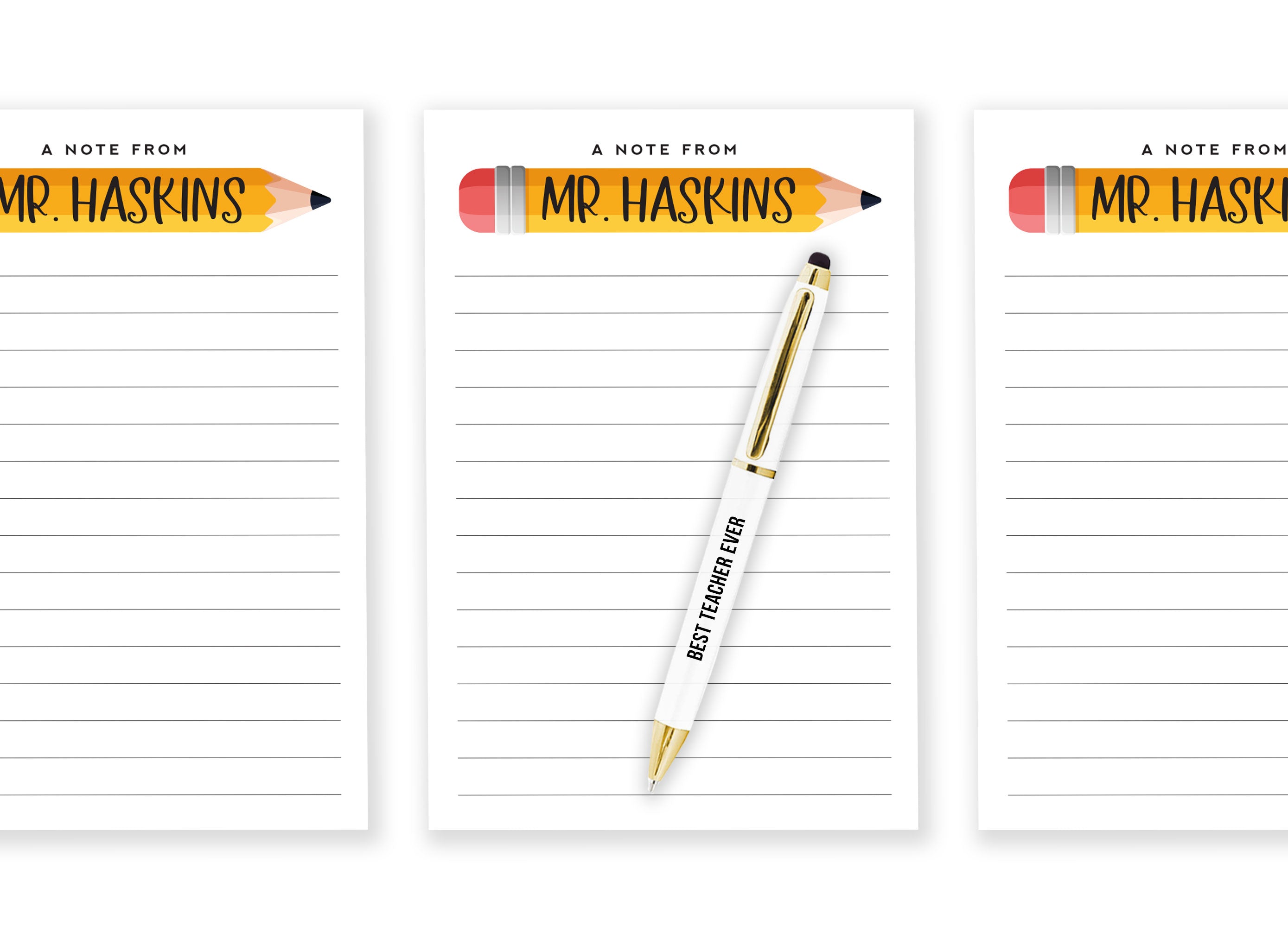 Notepads – Teacher Pencil