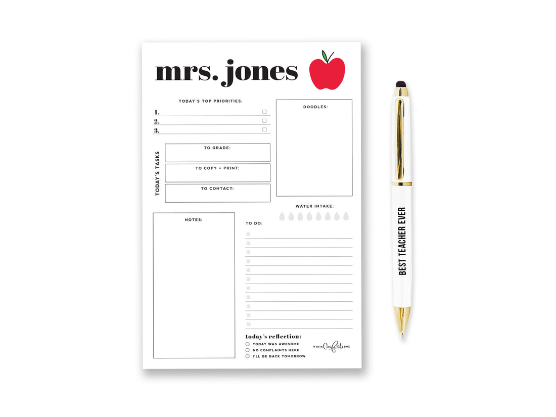 Notepads – Teacher Apple Planner