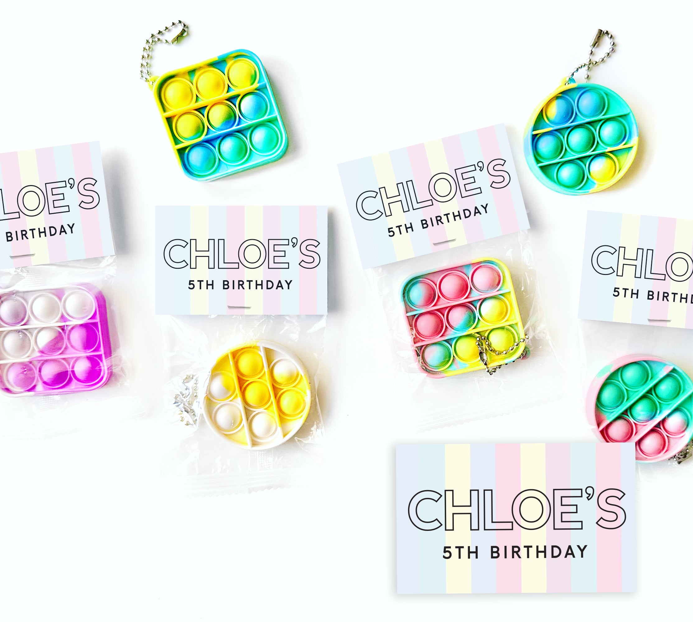 Pop Its – Pastel Stripes