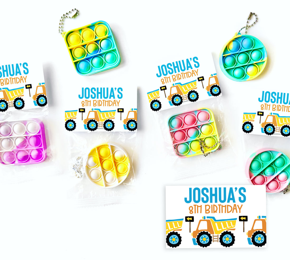 Pop Its – Blue Dump Truck