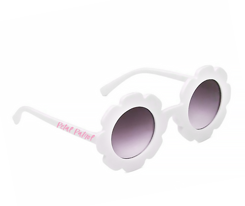 Sunglasses – Will You Be Flower Girl Purple & White