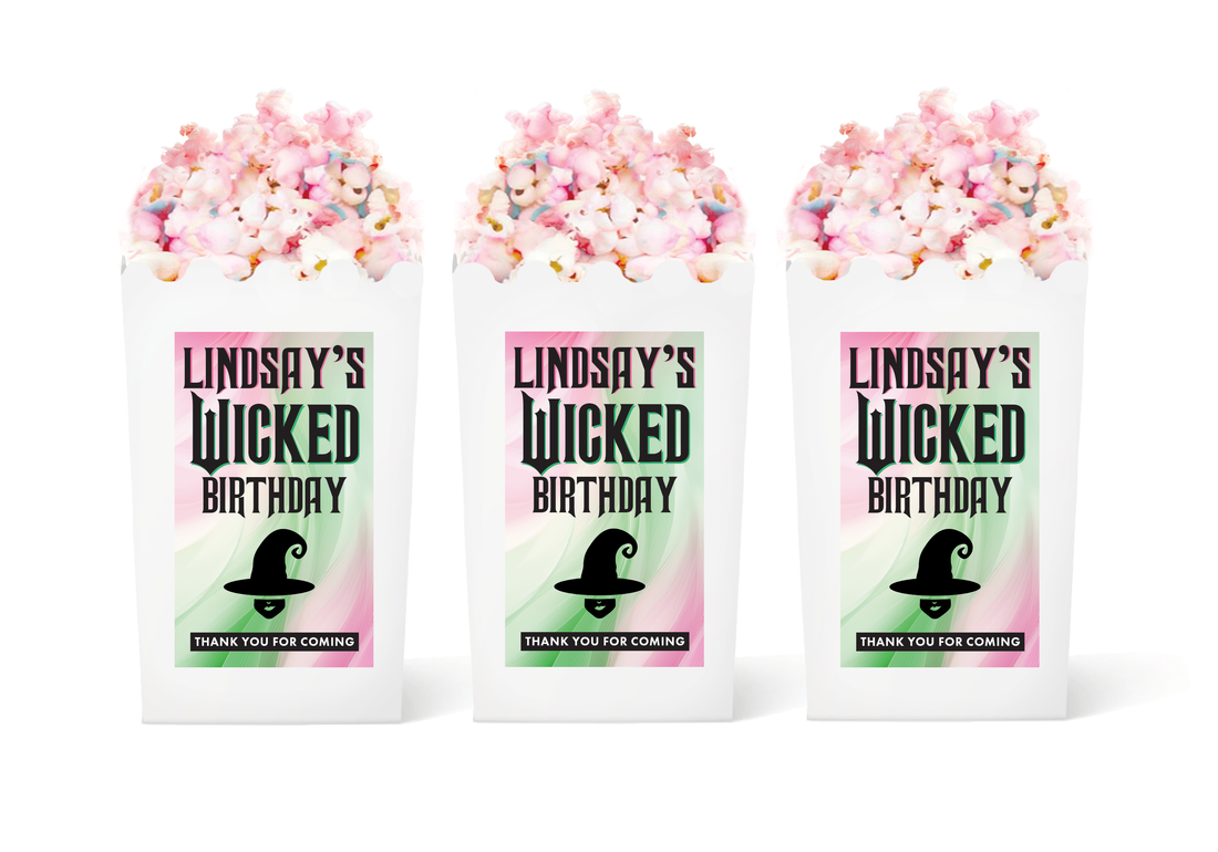 Popcorn Box – Wicked Witch Birthday
