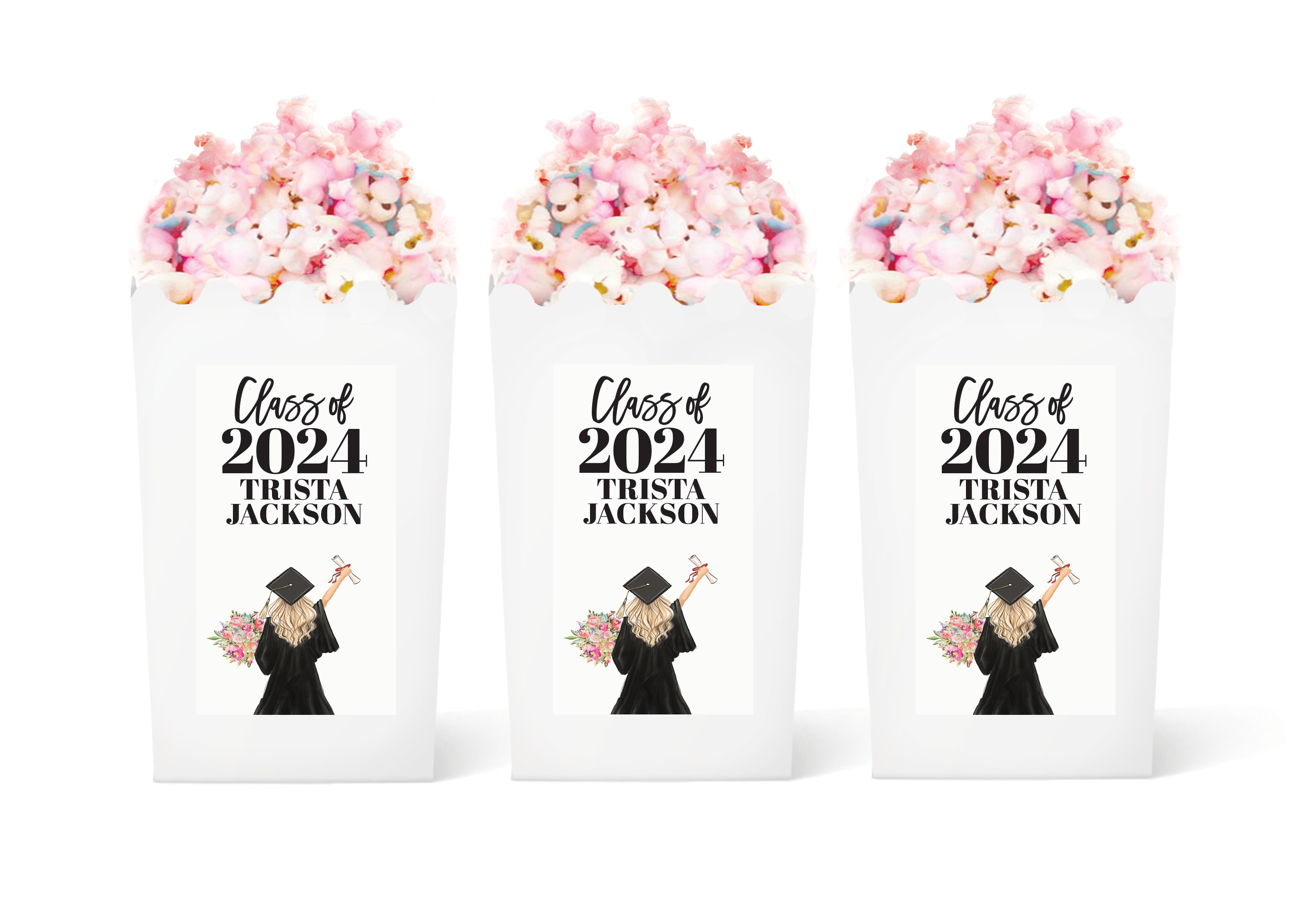Popcorn Box – Graduation Girl